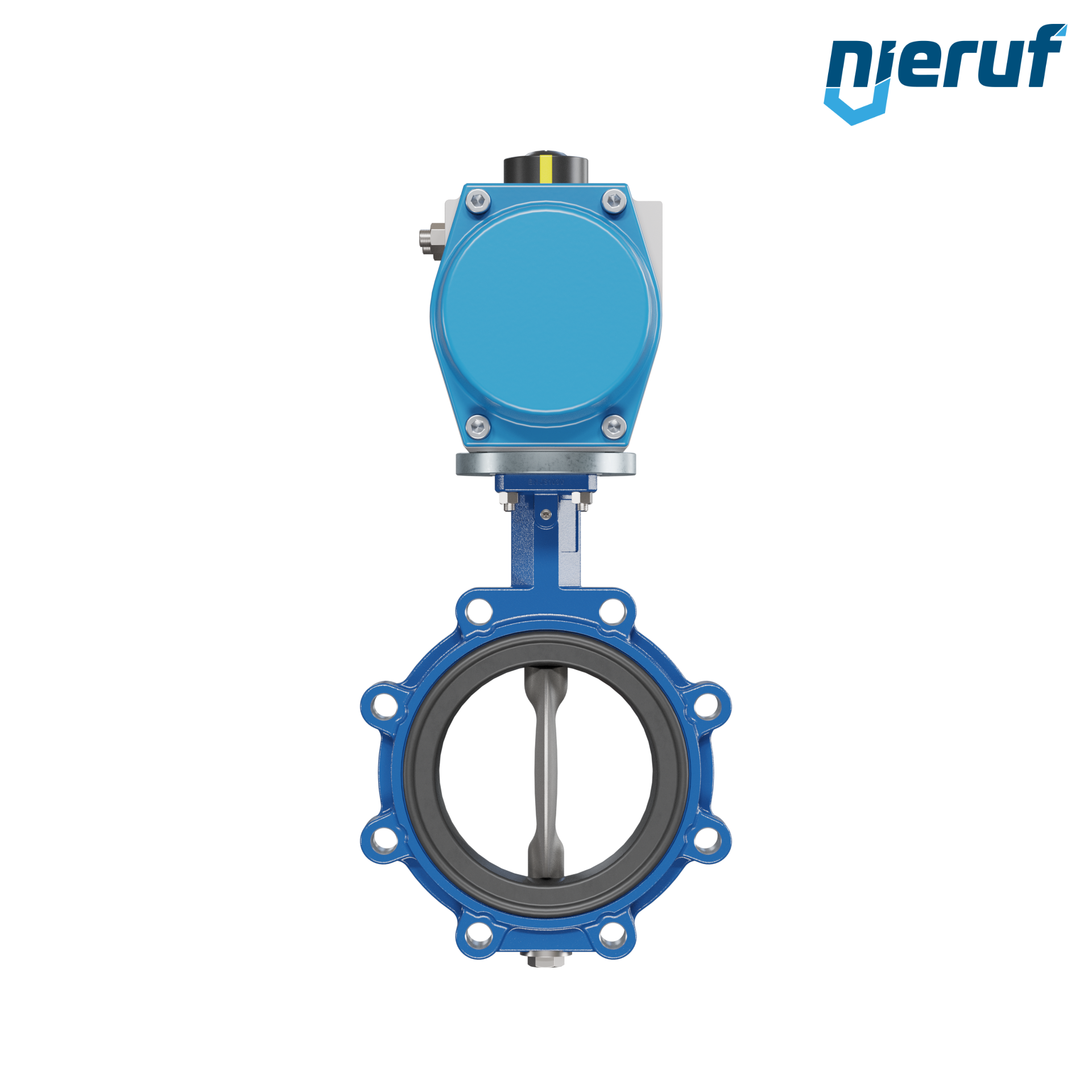 Butterfly valve DN 150 AK02 EPDM high temperature & FDA pneumatic actuator single acting normally open
