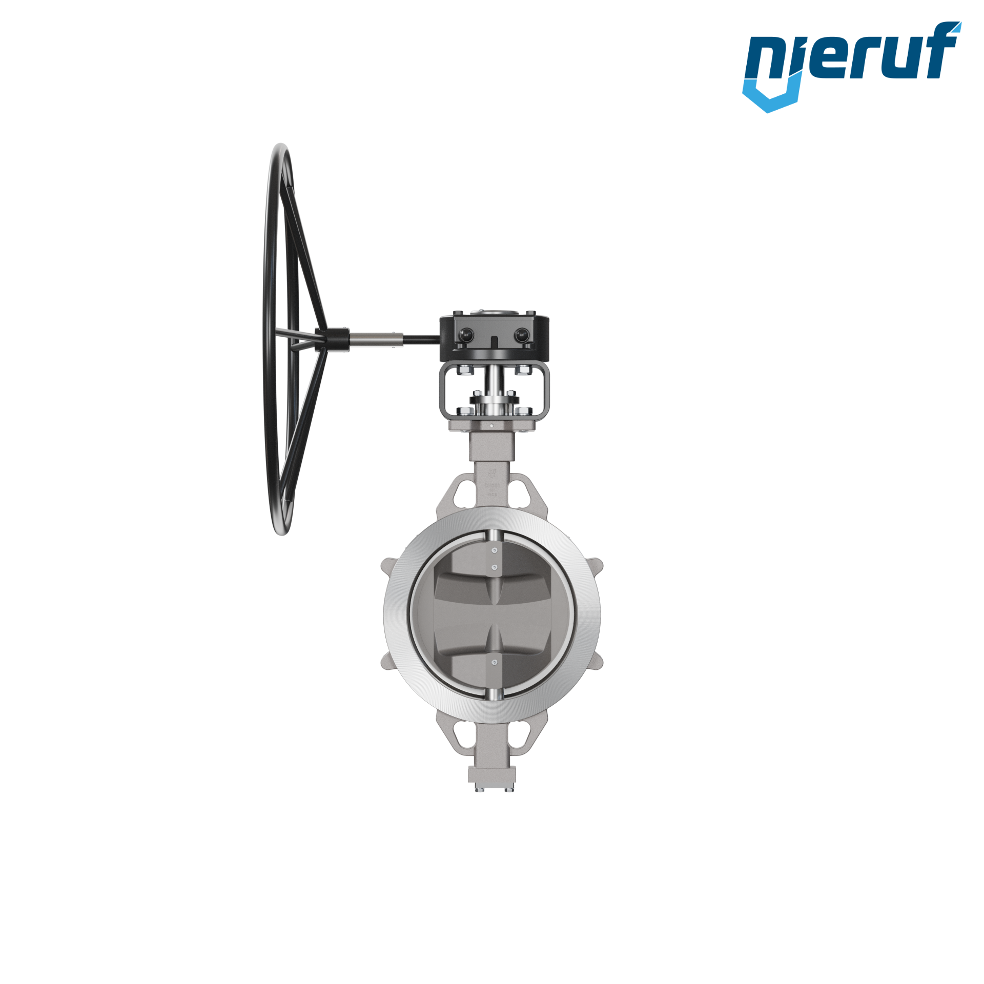 valvola a farfalla triplo eccentrico acciaio inox AK13 DN 350 PN10-40 ANSI150 volantino