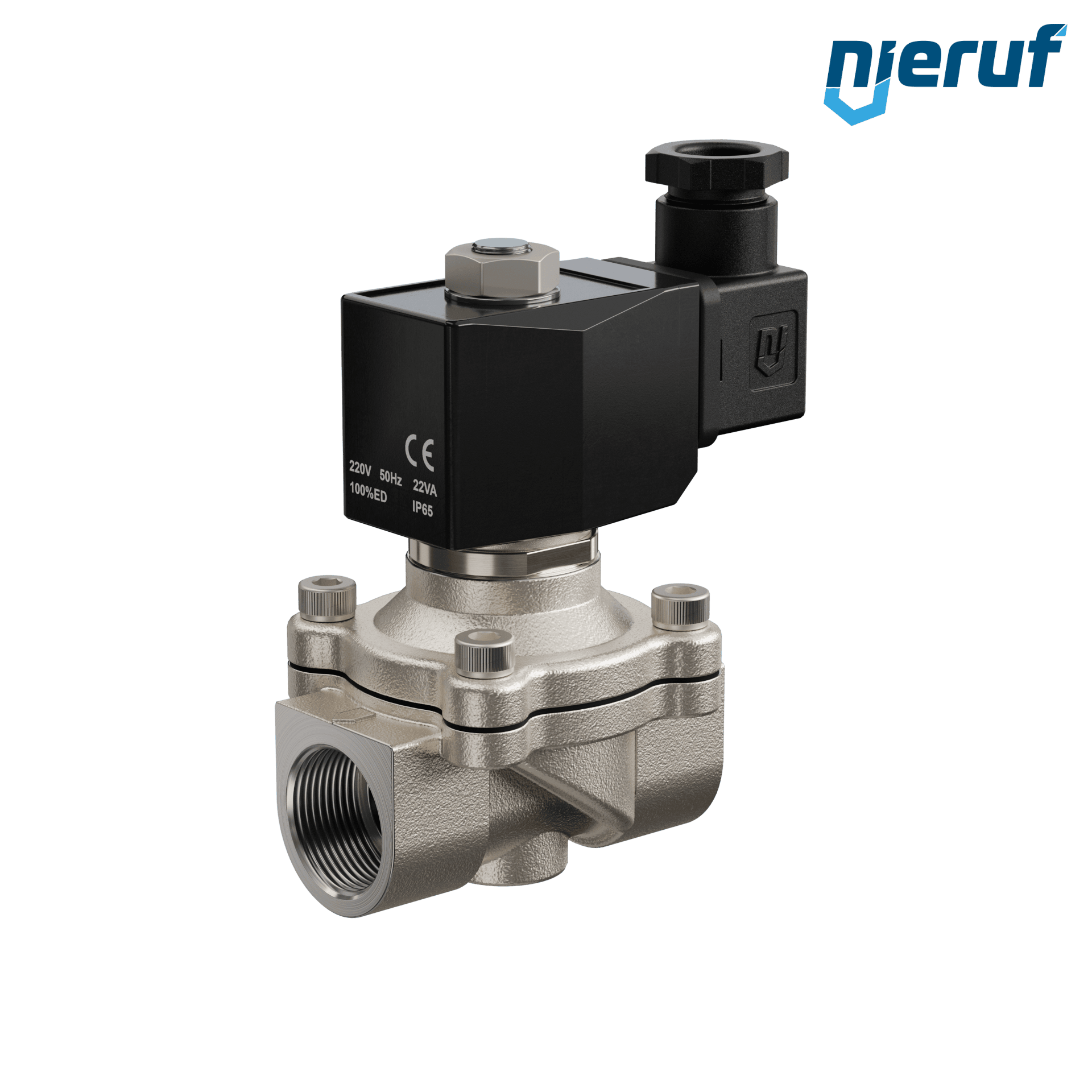 elettrovalvola DN20 G 3/4" pollici acciaio inossidabile EV06 NBR 230V 50Hz