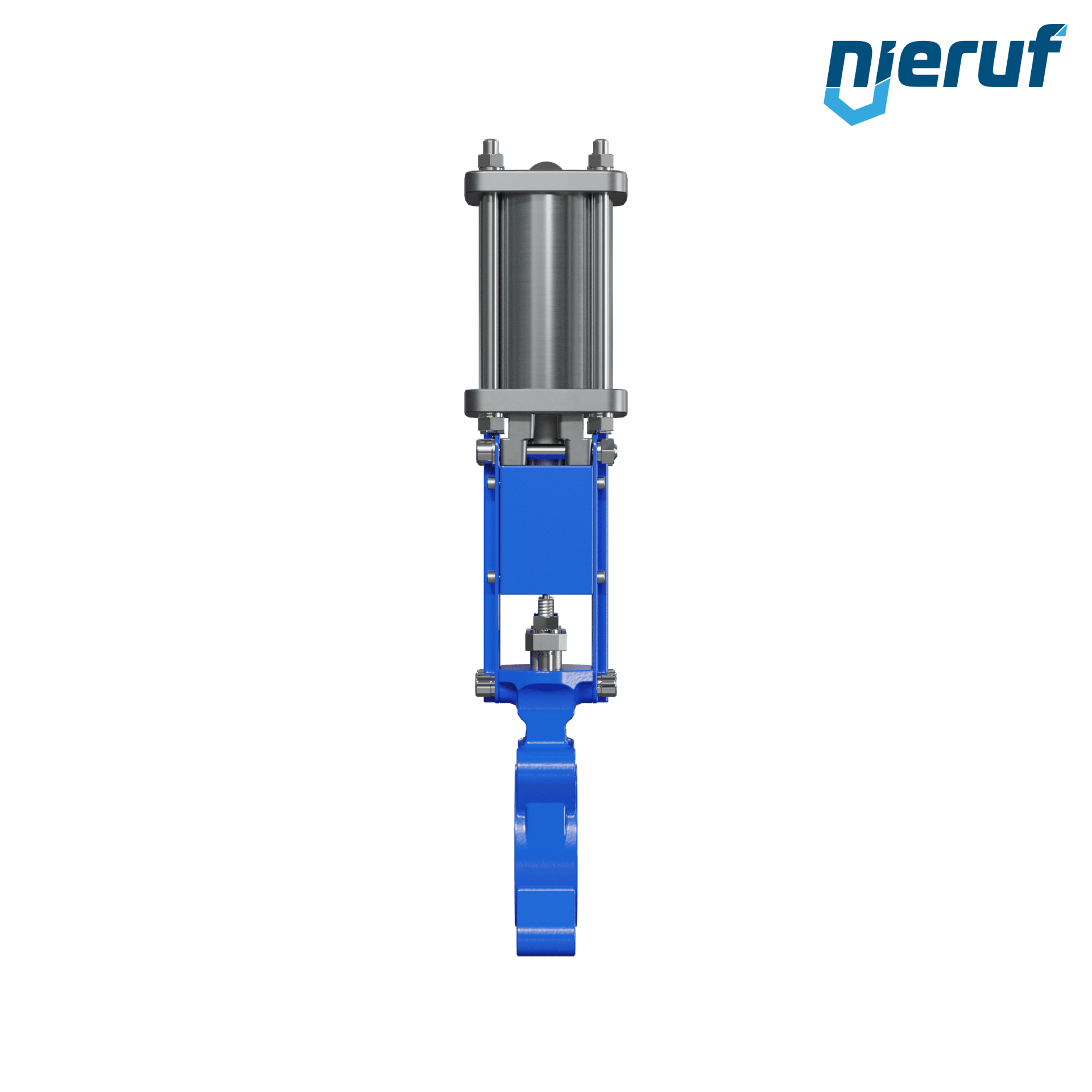 valvola a ghigliottina DN 65 SR02 NBR attuatore pneumatico a doppio effetto