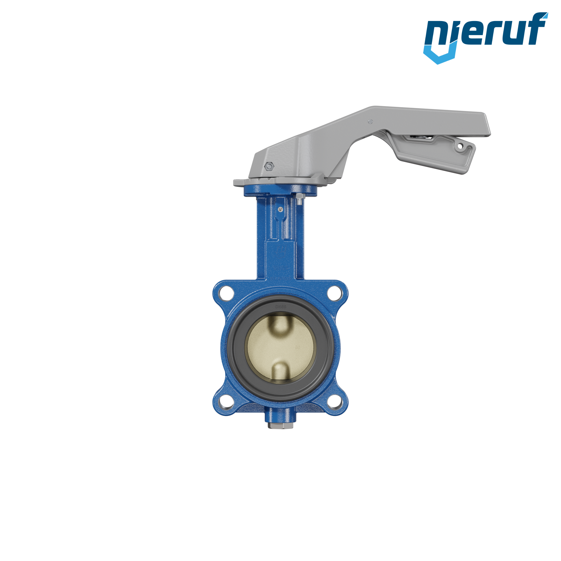 valvola a farfalla per l'acqua di mare DN 65 PN10-PN16 AK16 leva a mano