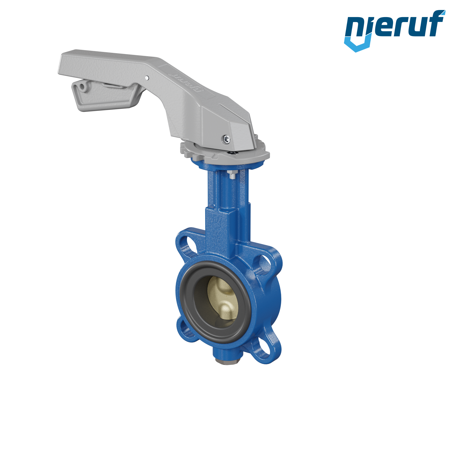 valvola a farfalla per l'acqua di mare DN 50 PN6-PN10-PN16 & ANSI150 AK15 leva a mano