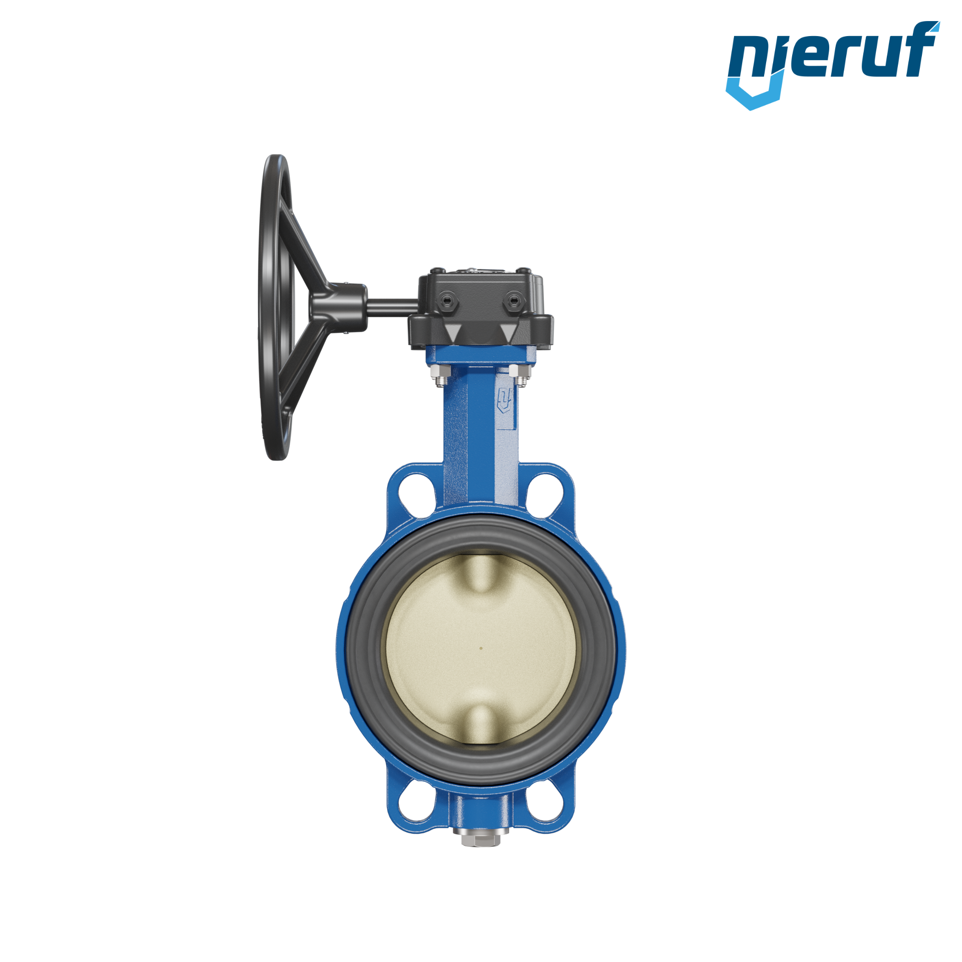 valvola a farfalla per l'acqua di mare DN 125 PN6-PN10-PN16 & ANSI150 AK15 volantino