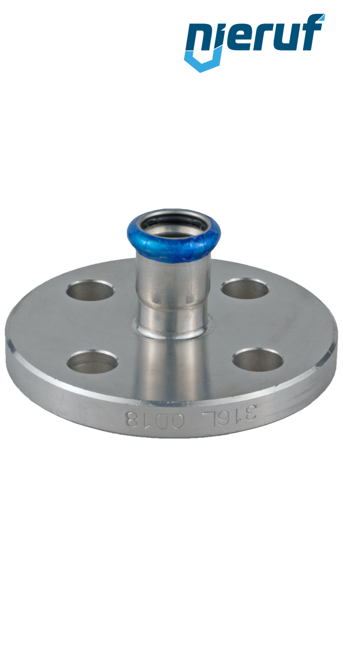 Brida de transición Pressfitting H DN40 - 42,0 mm Acero inoxidable