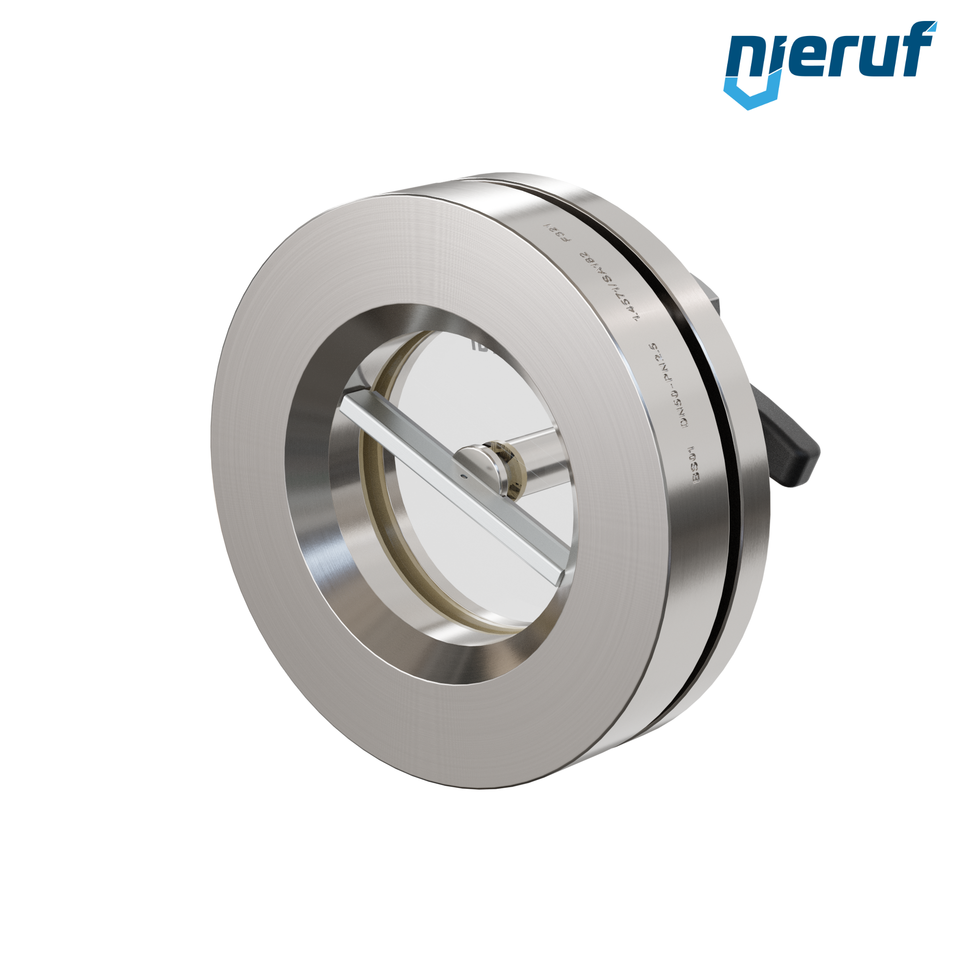 oblò di osservazione per serbatoi con tergicristallo in PTFE DN50 BS01 acciaio inossidabile 1.4571 NBR vetro borosilicato 2,5bar