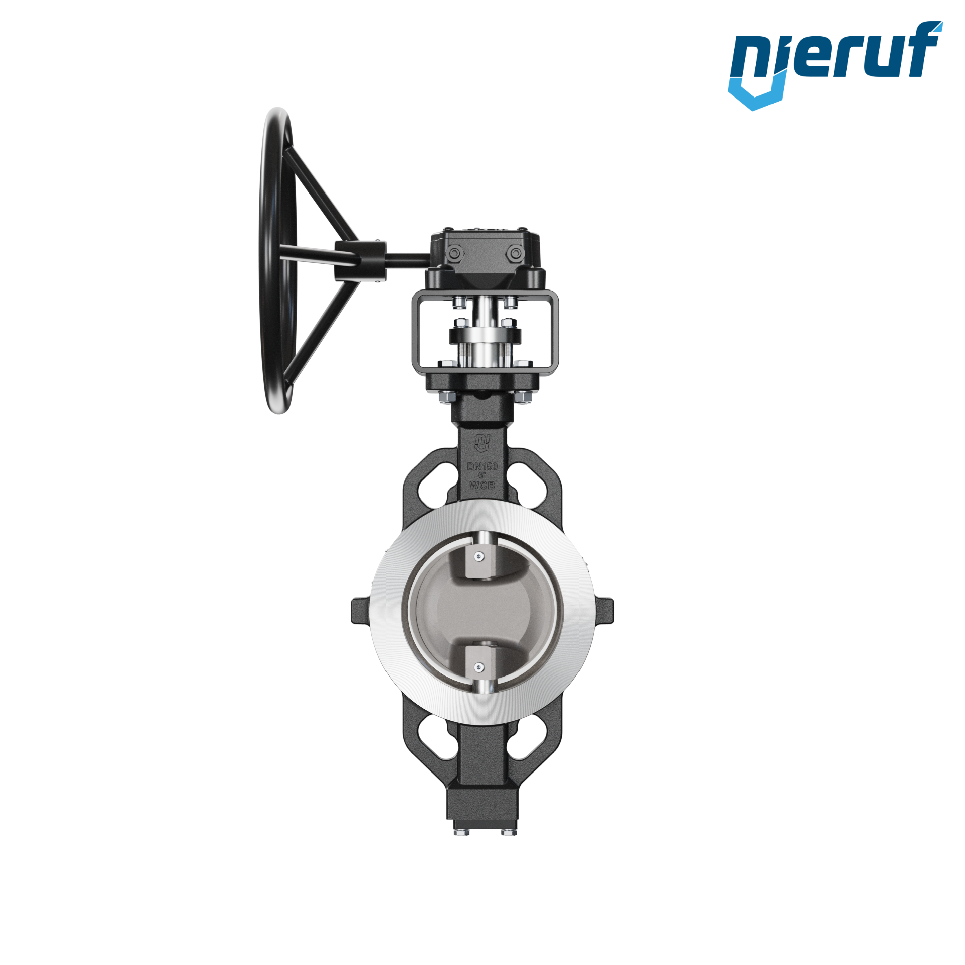 valvola a farfalla triplo eccentrico AK13 DN 150 PN10-40 ANSI150-300 volantino