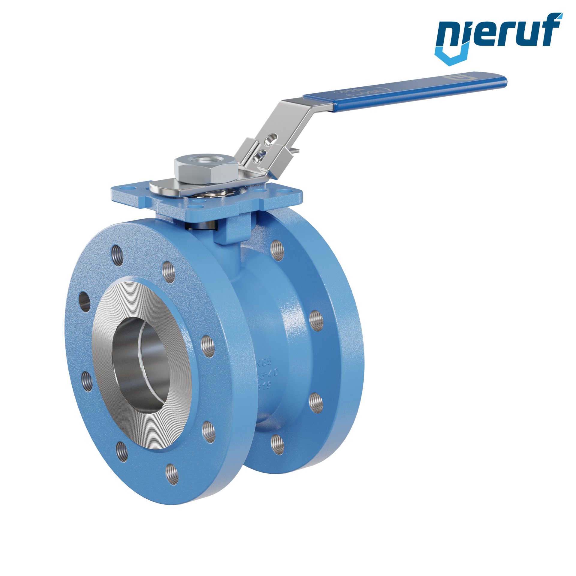 valvola a sfera dal design compatto DN65 PN40 FK03 acciaio fuso 1.0619 sfera in acciaio inossidabile 1.4408