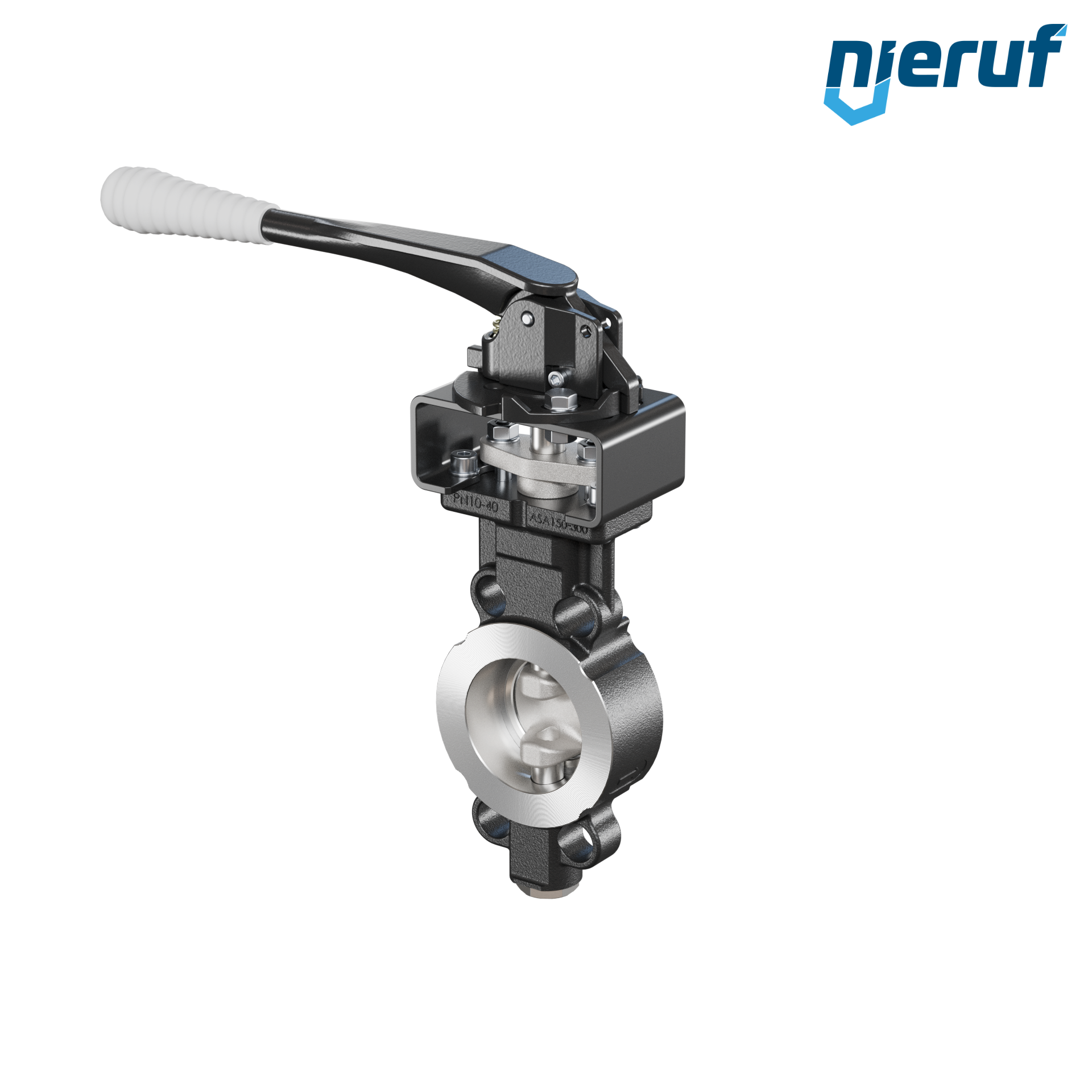 Double offset butterfly-valve AK11 DN 50 PN10-40 ANSI150-300 lever