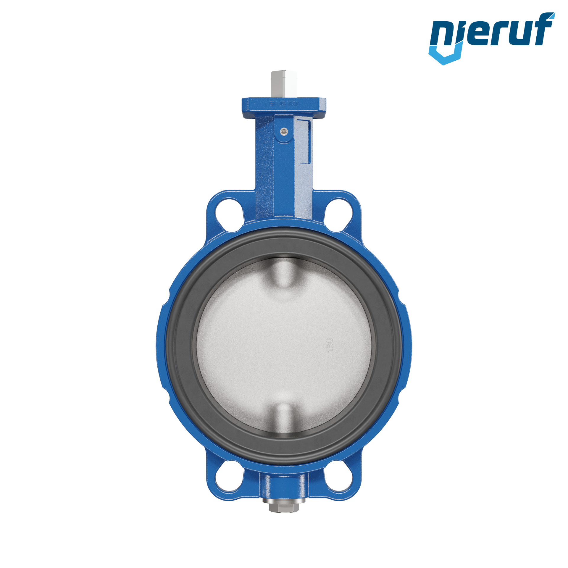 Butterfly valve AK01 DN 150 PN6-PN10-PN16 & ANSI150 FDA without lever