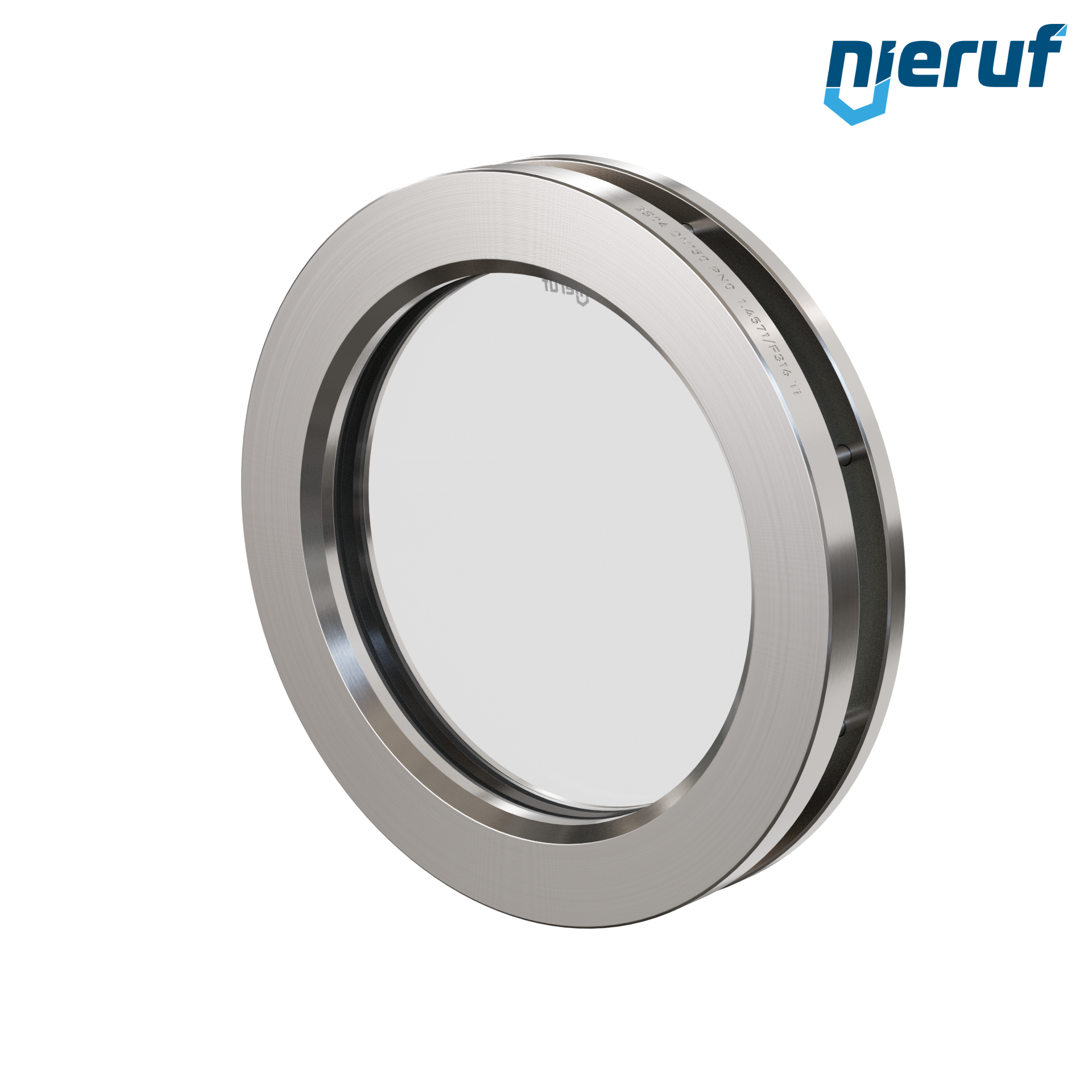 oblò di osservazione per serbatoi DN150 BS04 acciaio inossidabile 1.4571 grafite vetro borosilicato 0,0 bar