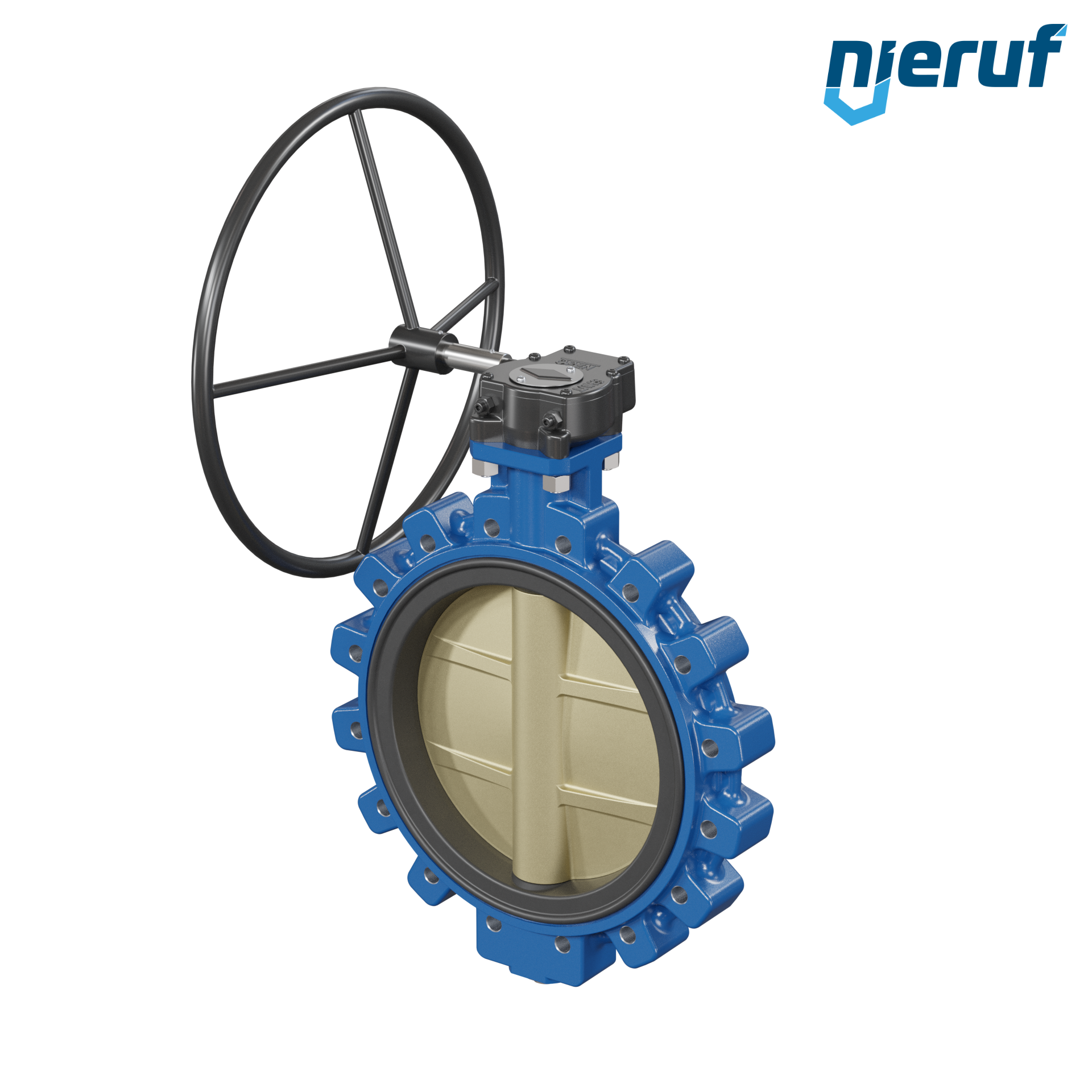 valvola a farfalla per l'acqua di mare DN 400 PN10 AK16 volantino