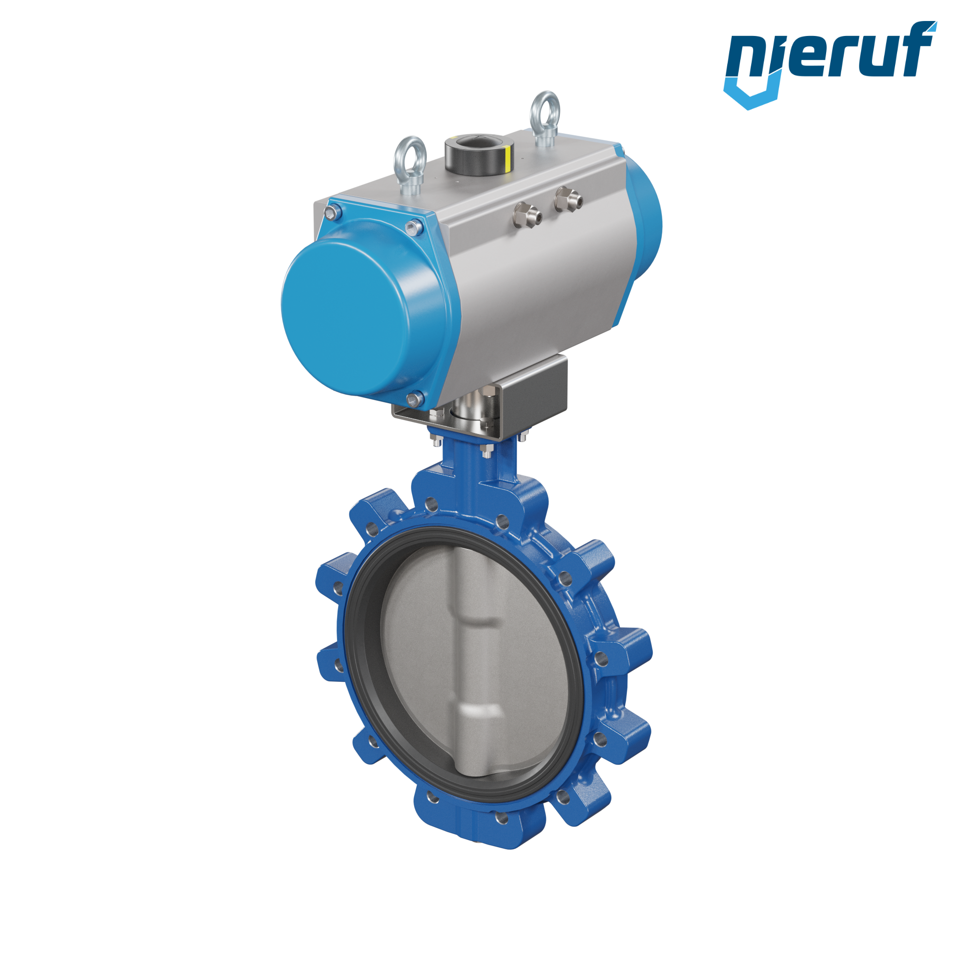 Butterfly valve DN 300  AK02 EPDM DVGW drinking water, WRAS, ACS, W270 pneumatic actuator single acting normally closed