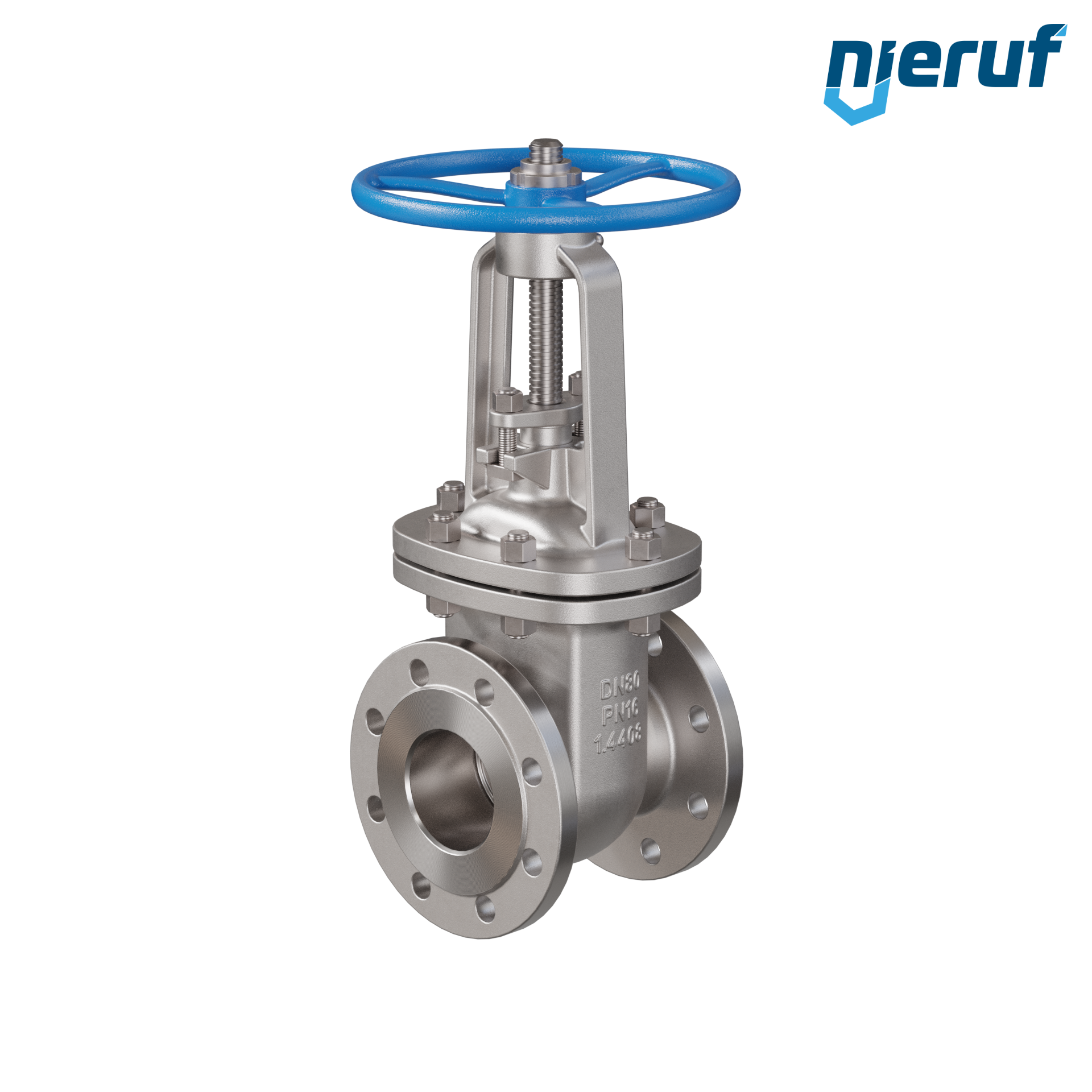 Valvola a saracinesca a corpo piatto in acciaio inox AISI 316 AS03 DN80 PN16