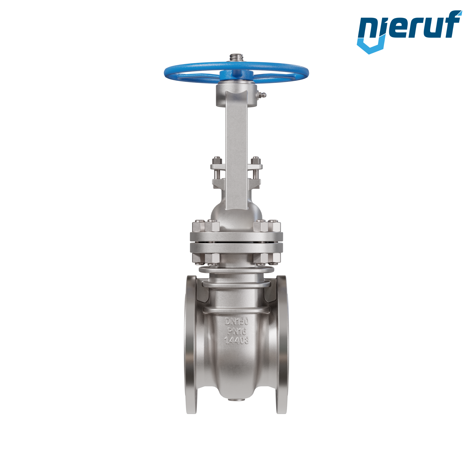 Valvola a saracinesca a corpo piatto in acciaio inox AISI 316 AS03 DN150 PN16