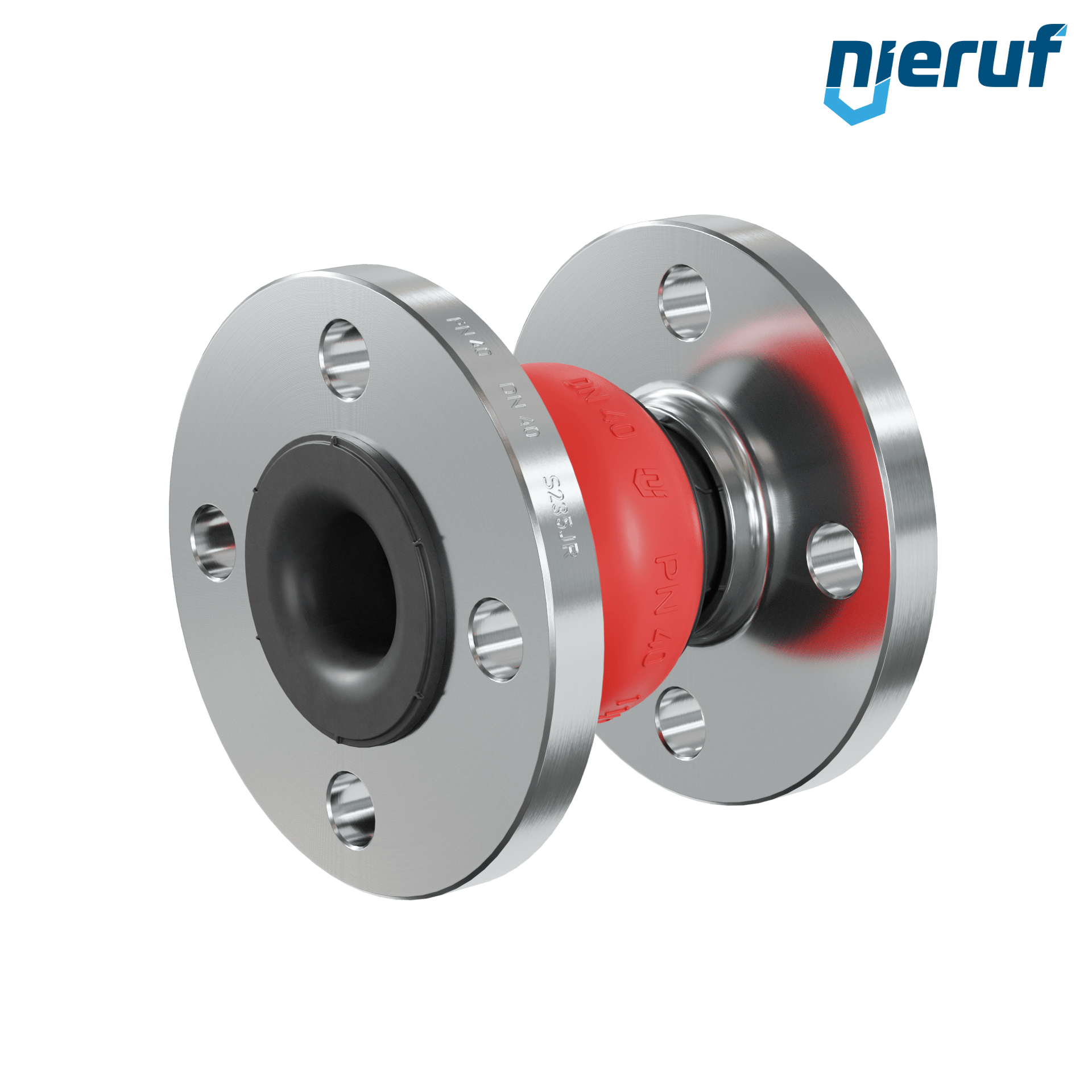 Compensatore DN40 tipo KP04 flange acciaio, manicotto EPDM