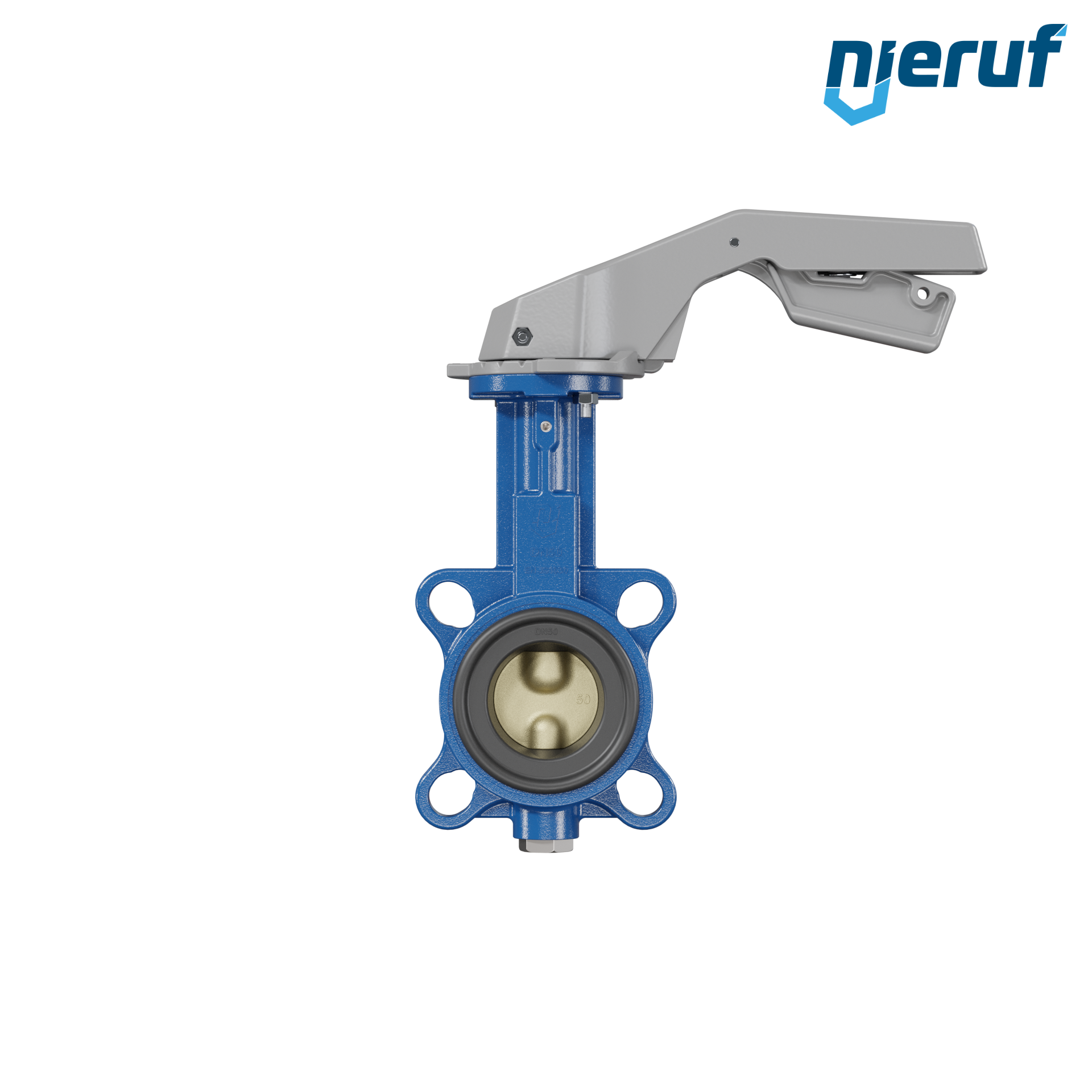 valvola a farfalla per l'acqua di mare DN 50 PN6-PN10-PN16 & ANSI150 AK15 leva a mano