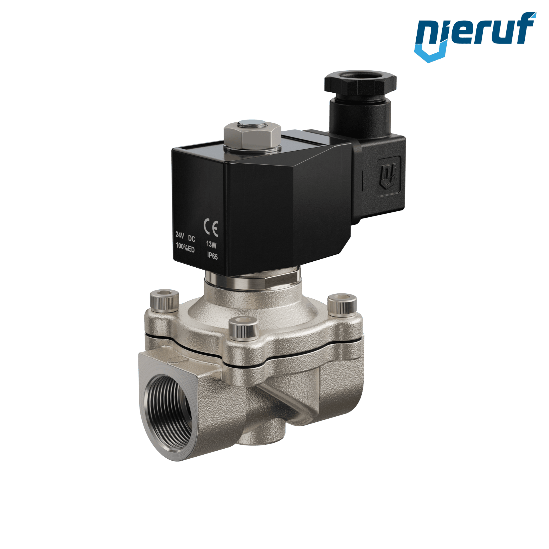 elettrovalvola per il vuoto G 3/4" pollici acciaio inossidabile EV06 EPDM 24V DC