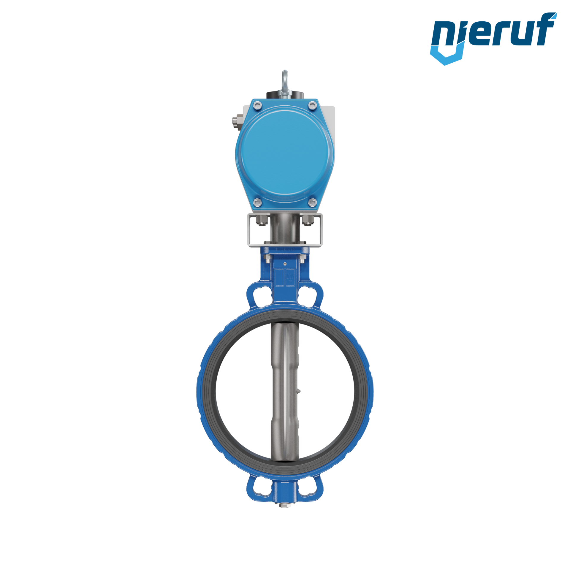 Butterfly valve DN 300  AK01 FPM pneumatic actuator single acting normally open