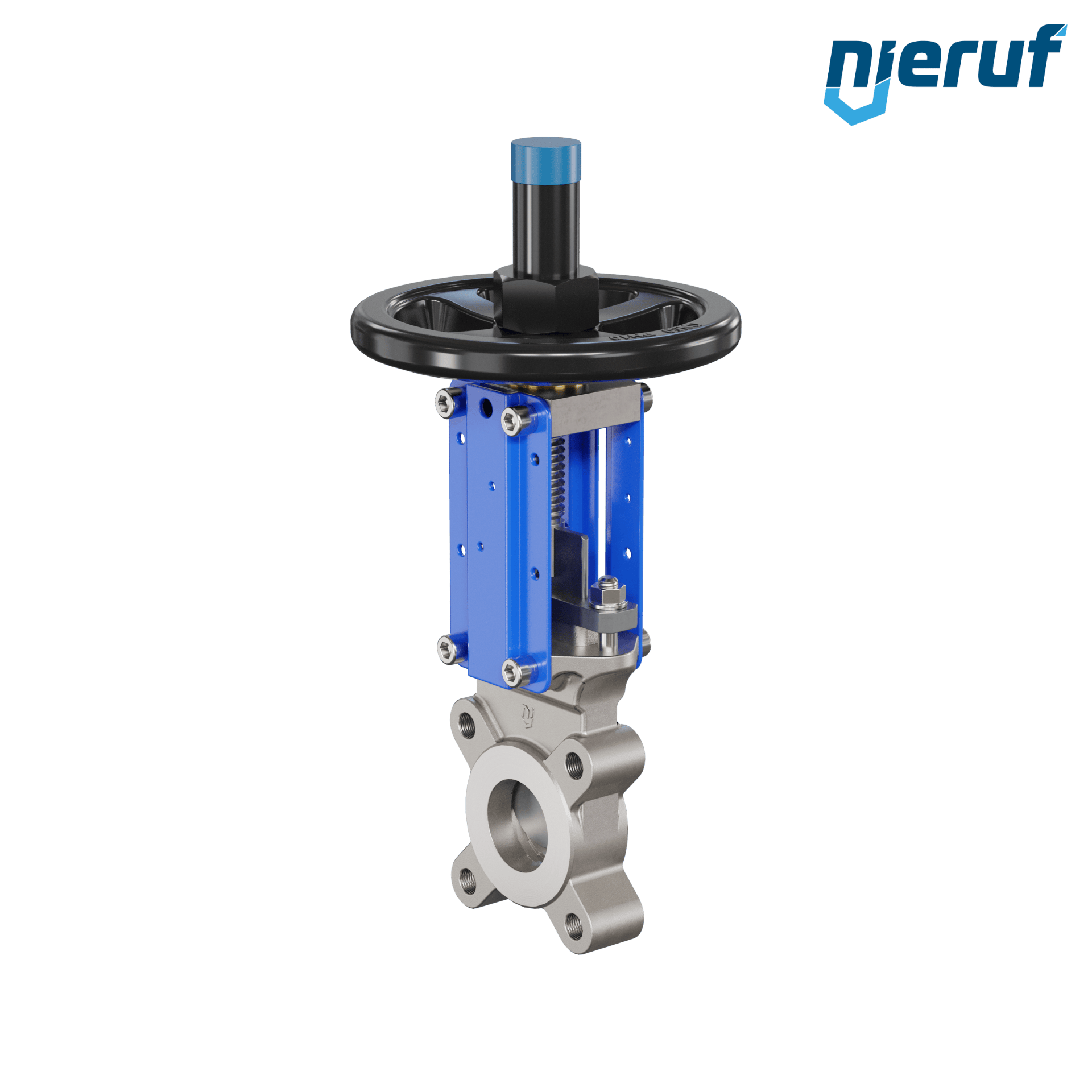 valvola a ghigliottina DN 50 SR03 EPDM manovella / volante