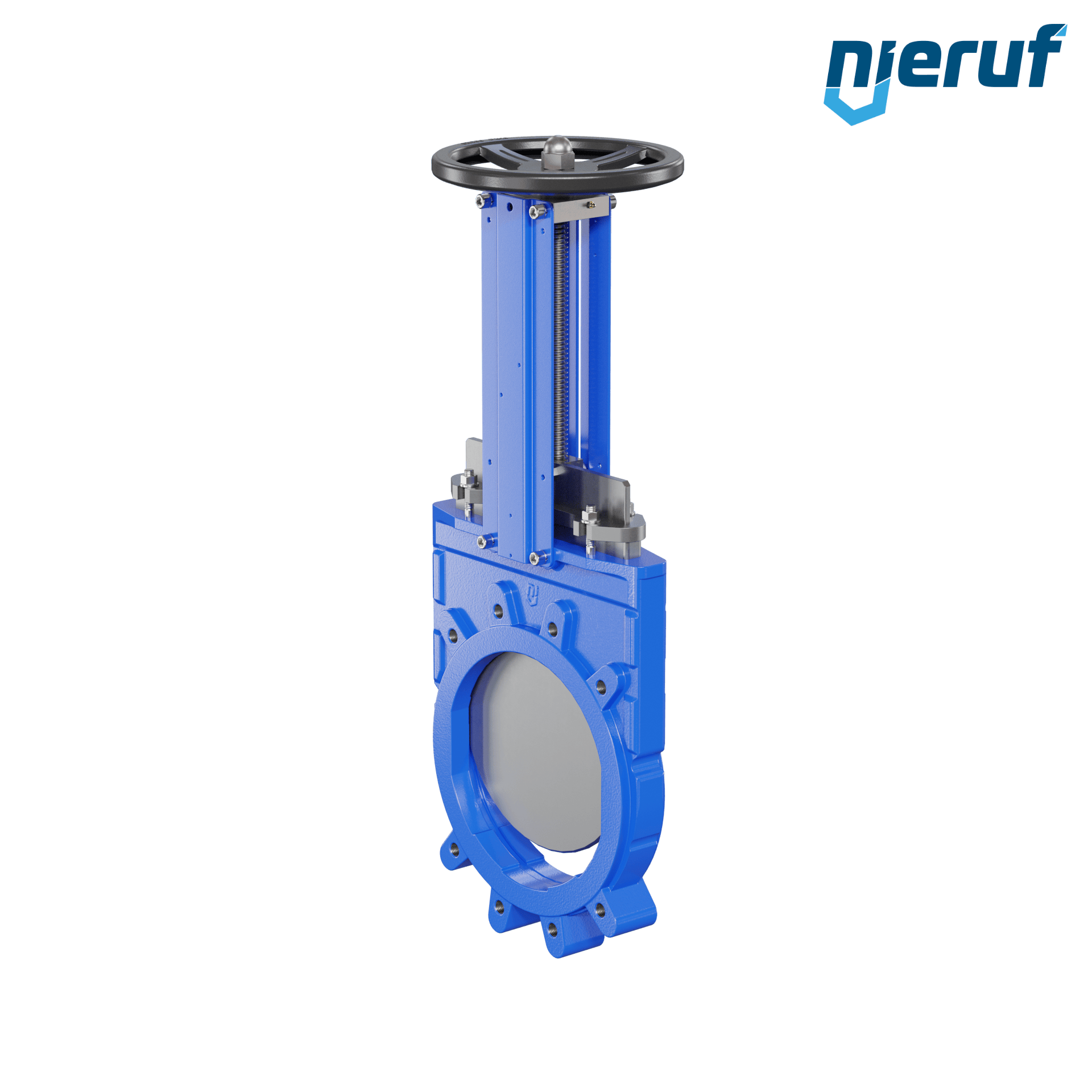 valvola a ghigliottina DN 300 SR01 NBR manovella / volante