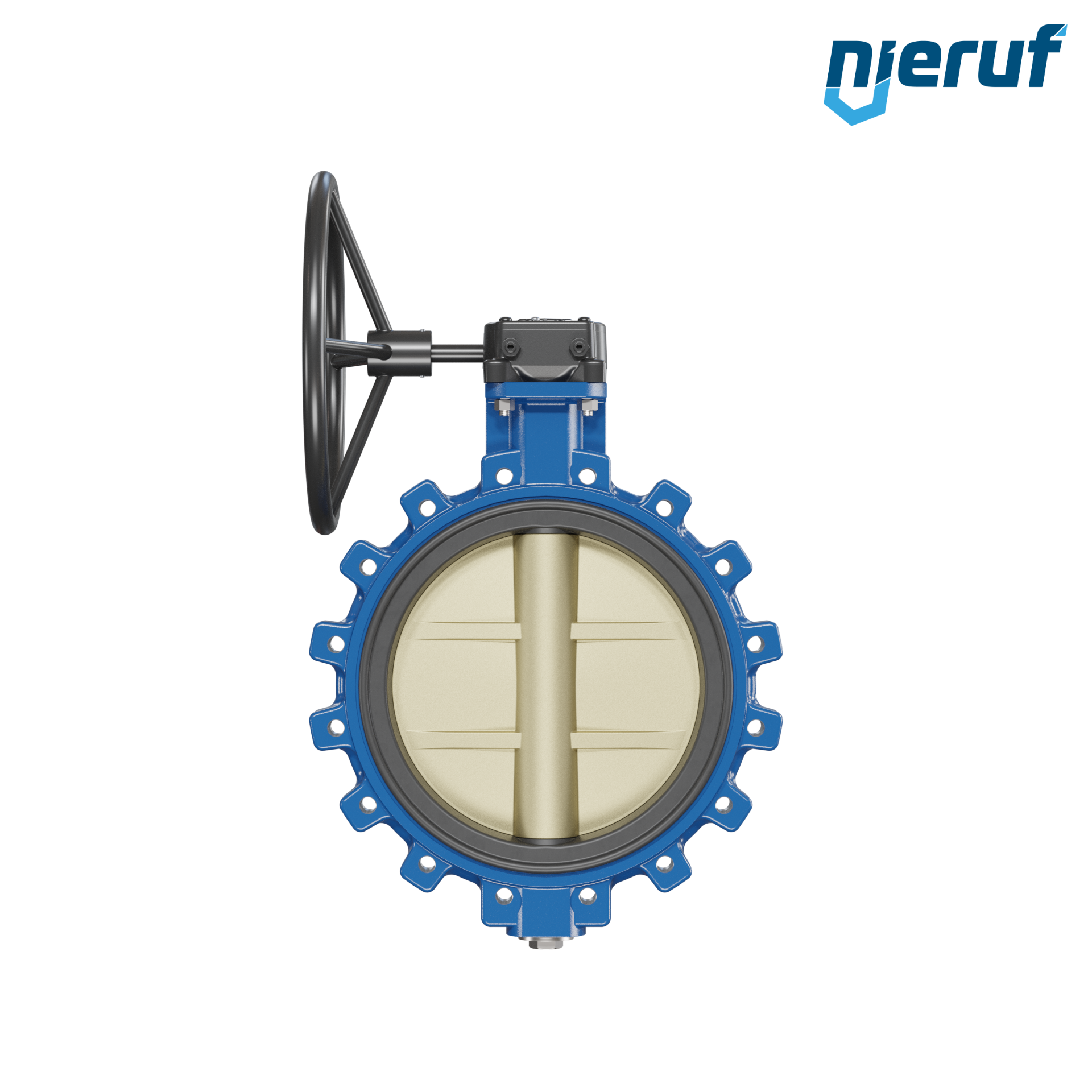 valvola a farfalla per l'acqua di mare DN 350 PN10 AK16 volantino