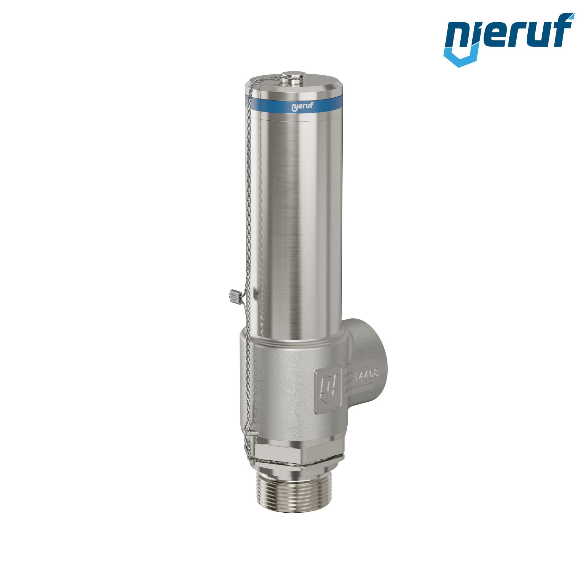 valvola di sicurezza criogenica DN20 1" M x 1" F SV14, acciaio inox PTFE
