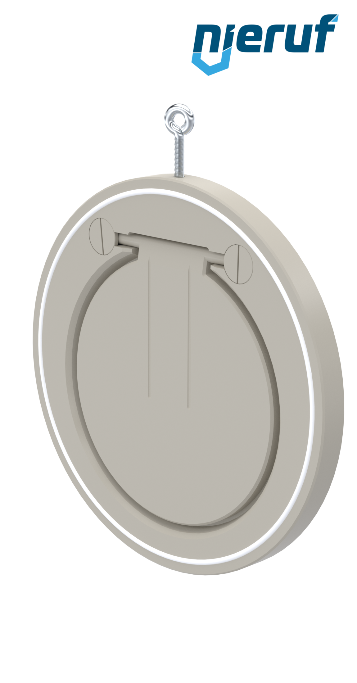 Zwischenflansch-Rückschlagklappe DN250 ZR06 Kunststoff PP-H PTFE