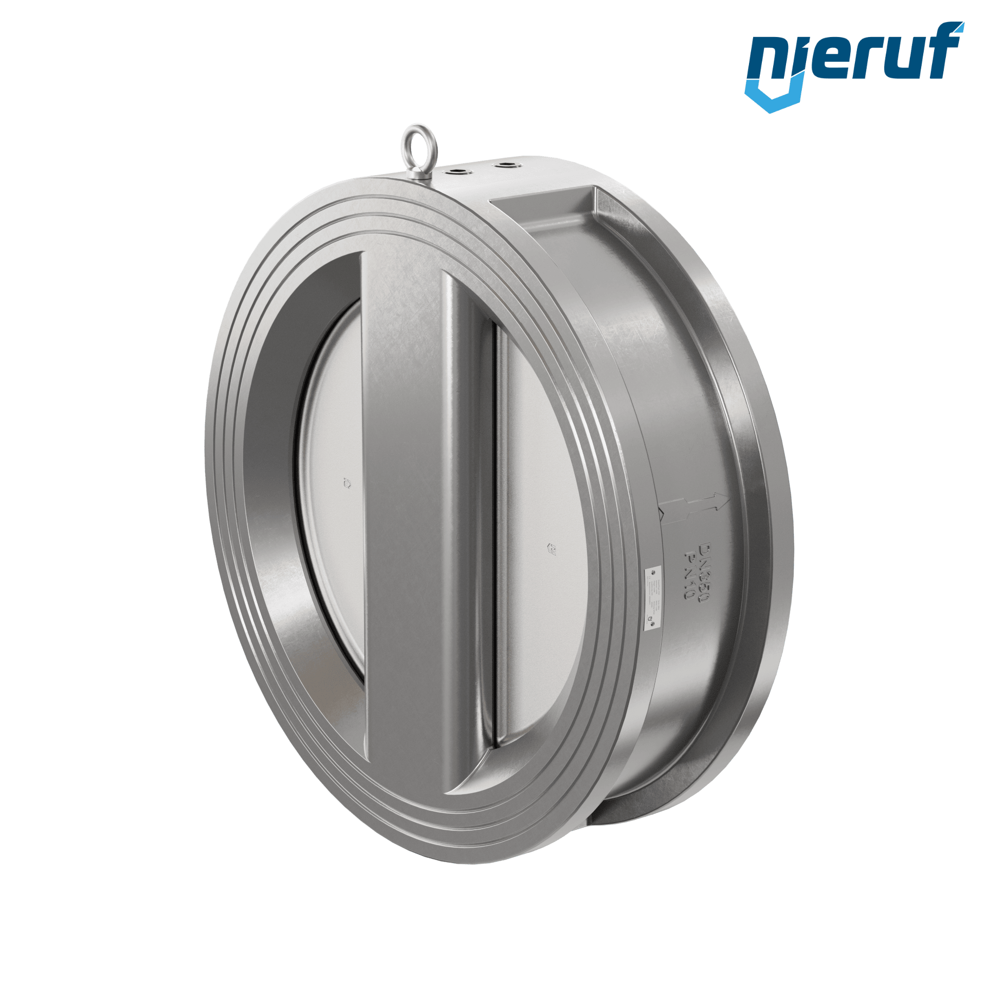 valvola di ritegno a doppio battente DN350 DR03 acciaio inossidabile 1.4408 EPDM
