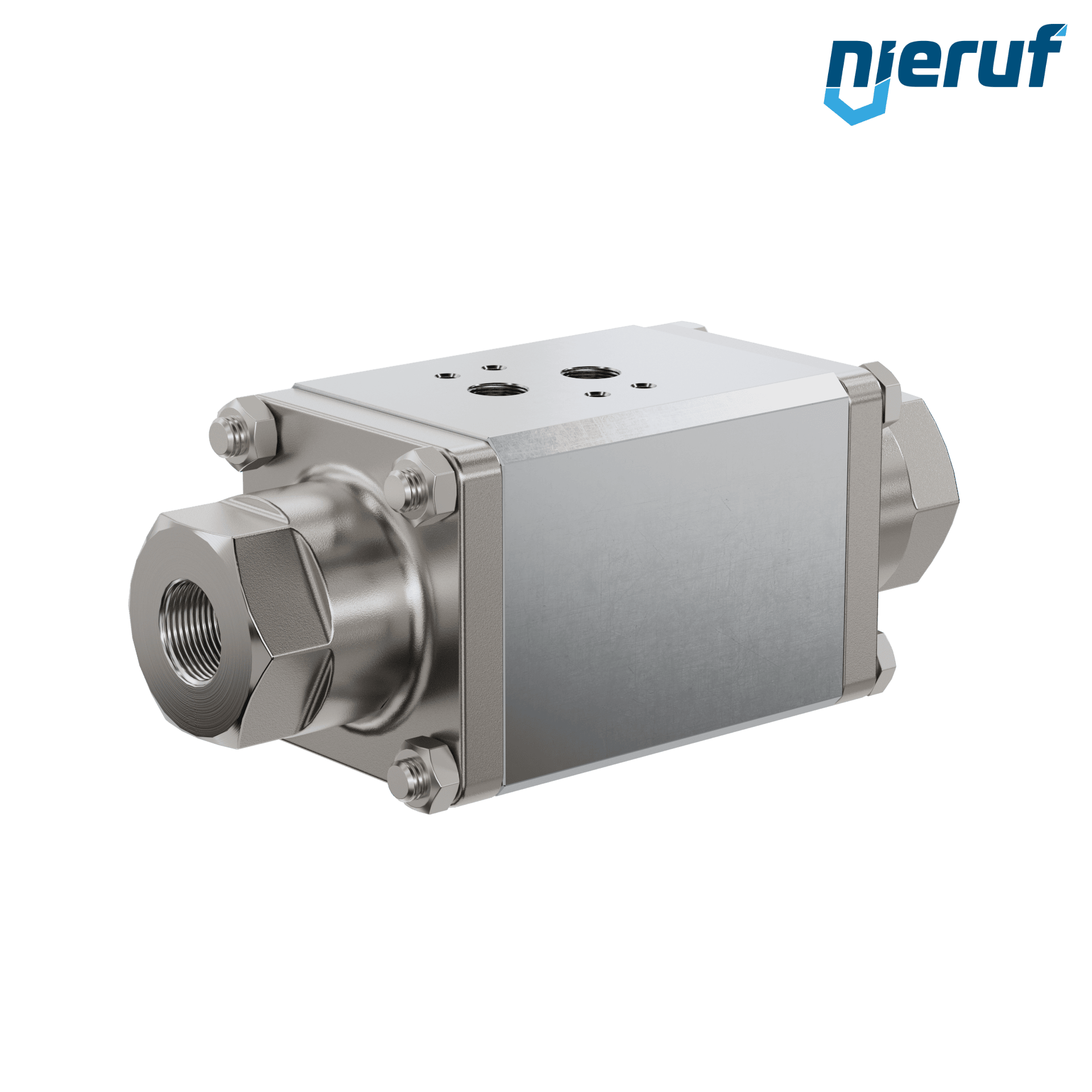 valvola coassiale a 2/2 vie CV05 1/2" pollici filettatura interna - DN15 acciaio inossidabile max. 64 bar NC - per applicazione con acqua