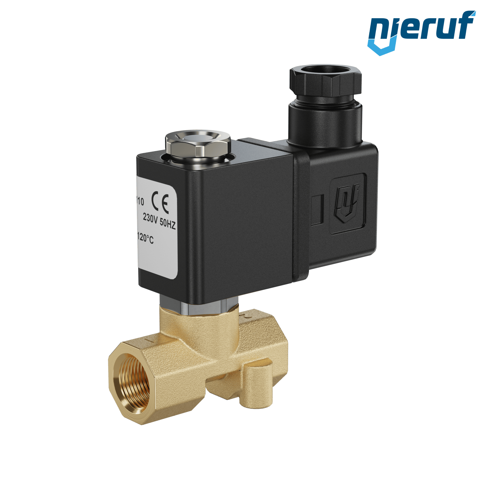elettrovalvola DN 1,0 G 1/4" pollici ottone MV02 FKM 230V 50Hz