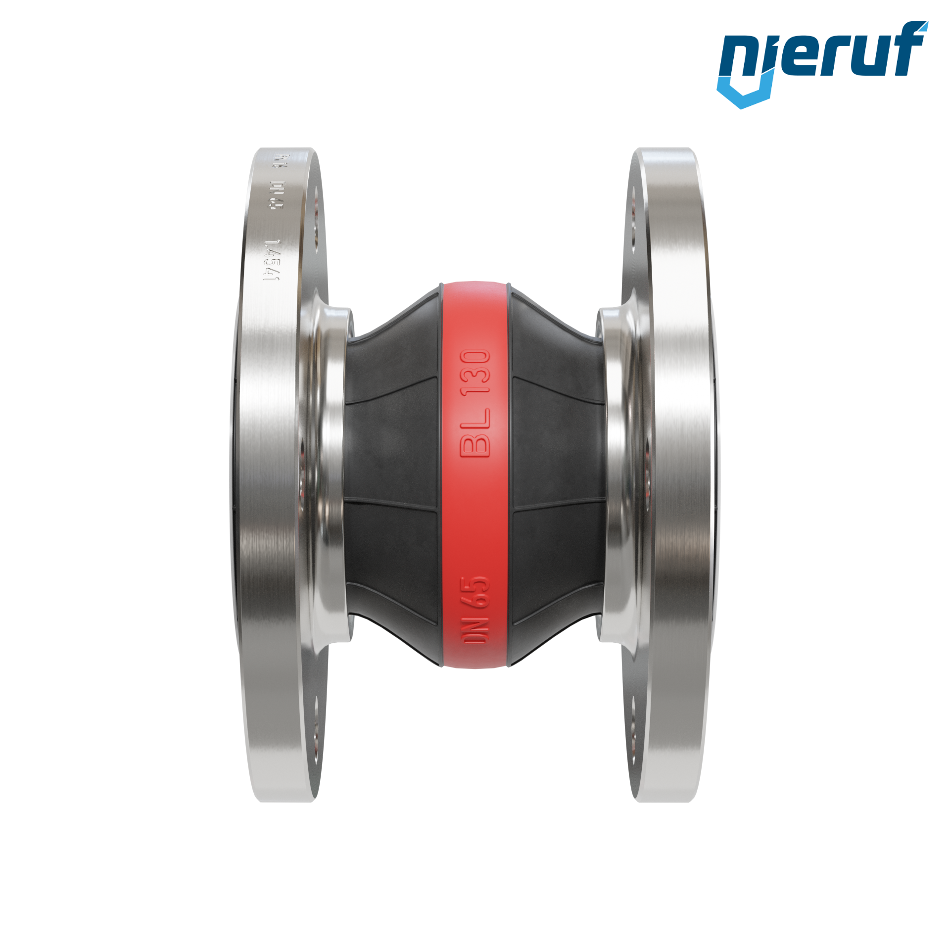 Compensatore rivestimento in PTFE DN65 versione KP04 flange in acciaio inox EPDM