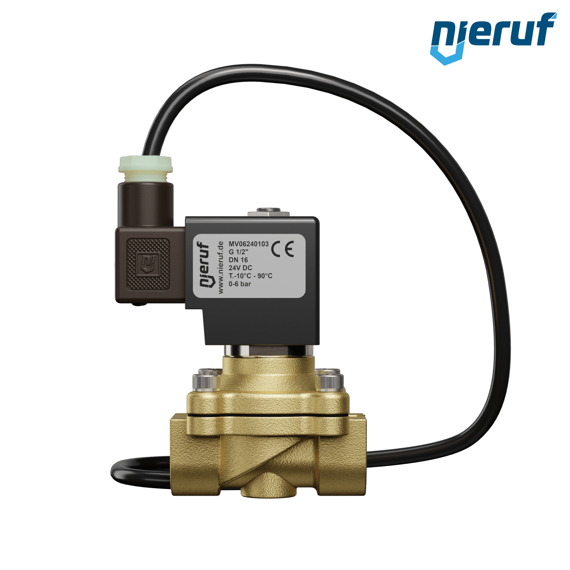 elettrovalvola ATEX DN16 G 1/2" pollici NBR ottone