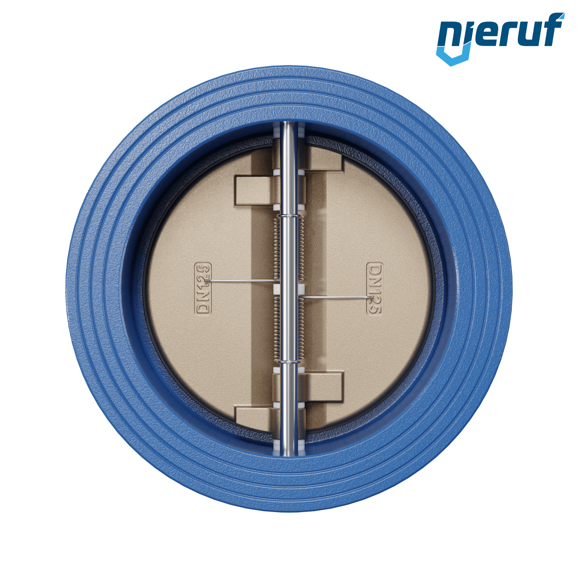 valvola di ritegno a doppio battente DN125 DR04 GGG40 NBR