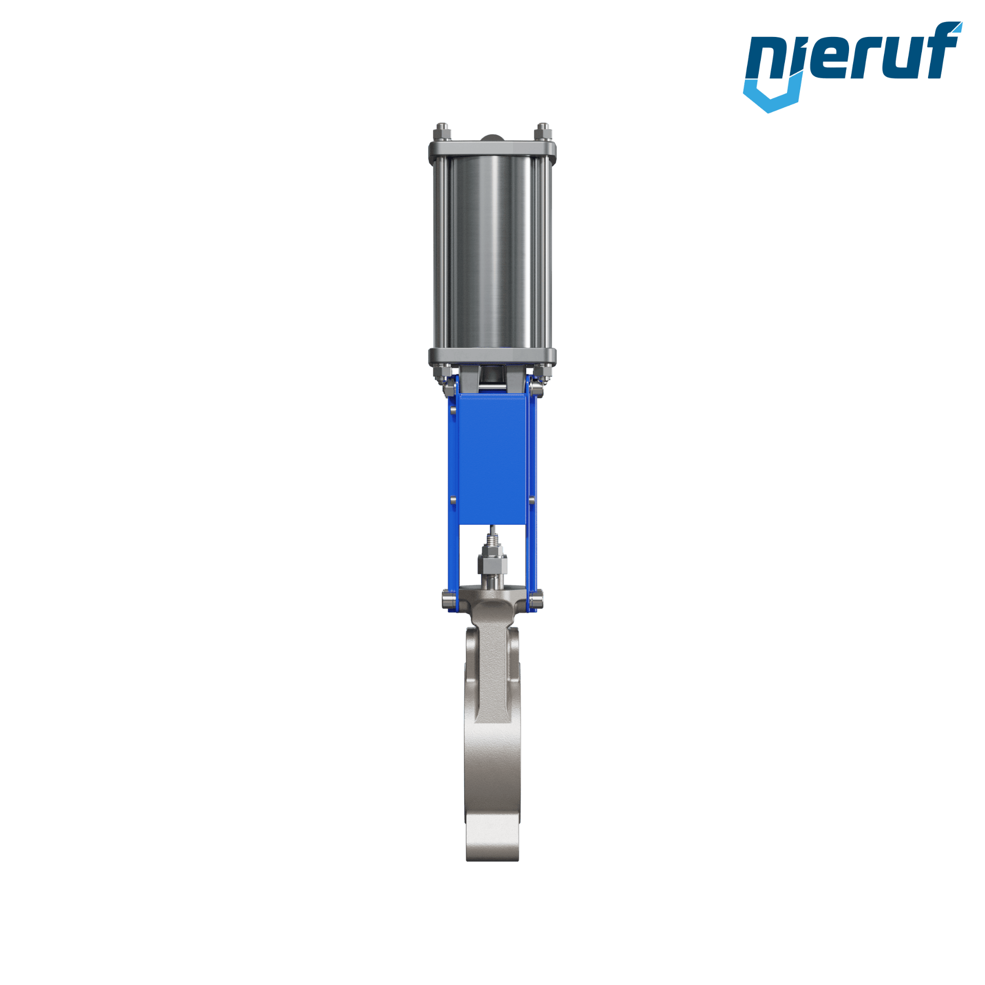 valvola a ghigliottina DN 100 SR03 EPDM attuatore pneumatico a doppio effetto