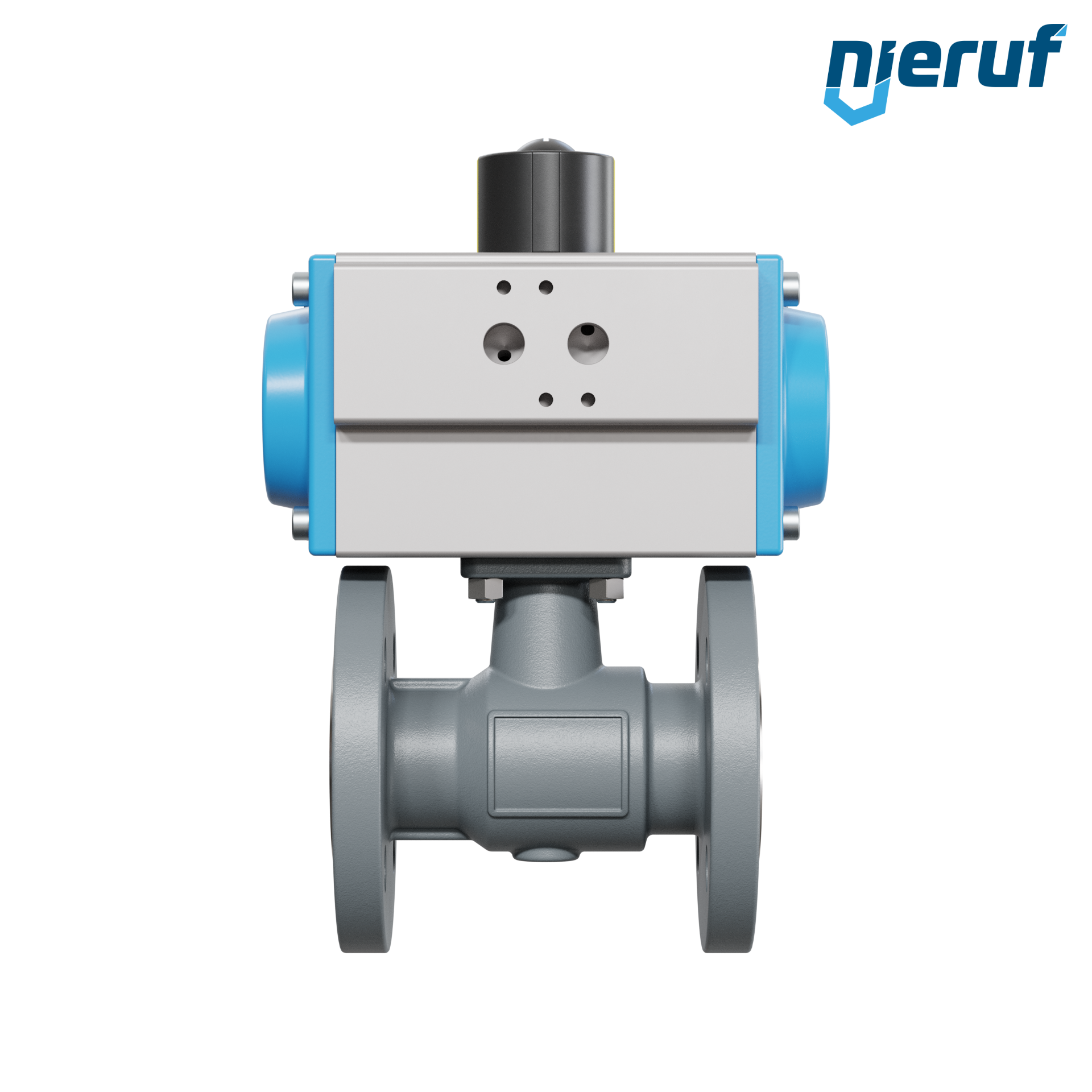 valvola a sfera automatica DN25 - 1" pollici PK04 azionamento rotativo pneumatico a semplice effetto apertura a molla