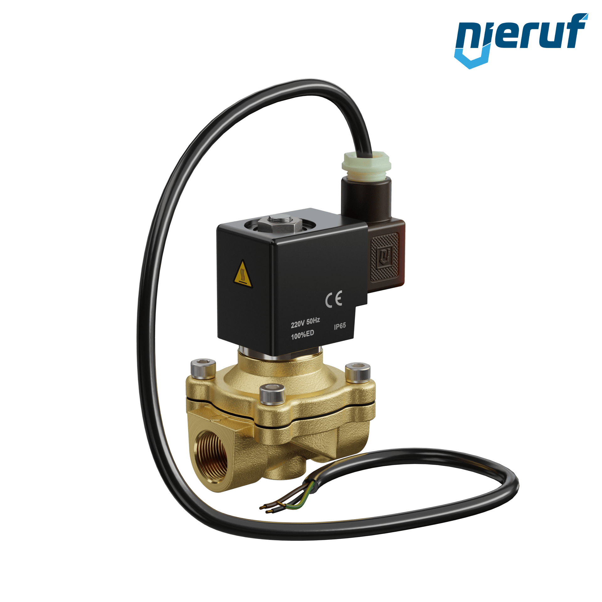 elettrovalvola ATEX DN16 G 1/2" pollici ottone