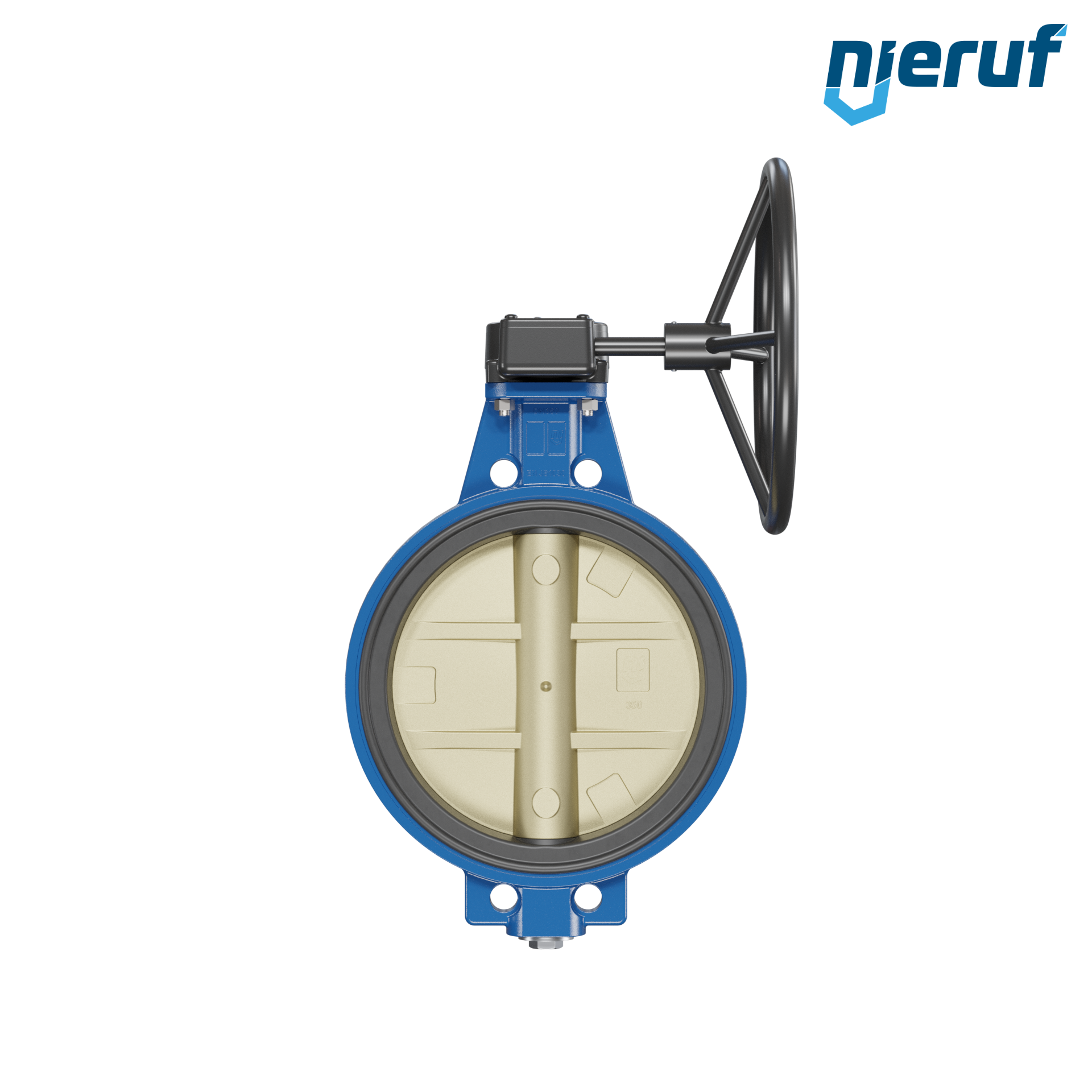 valvola a farfalla per l'acqua di mare DN 350 PN10-PN16 AK15 volantino