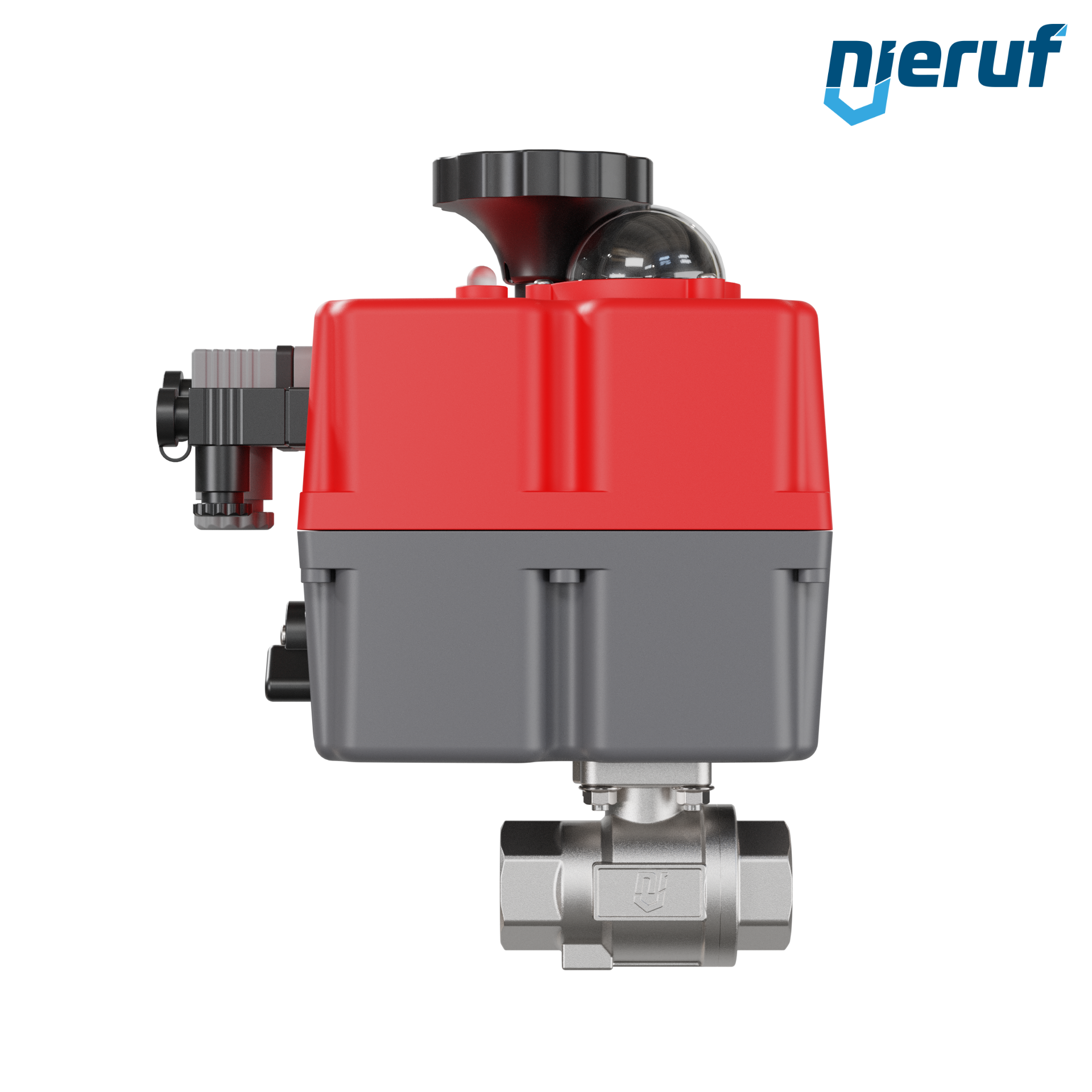 valvola a sfera con attuatore elettrico DN20 - 3/4" pollici acciaio inossidabile 24V - 240V EK02 DVGW-W