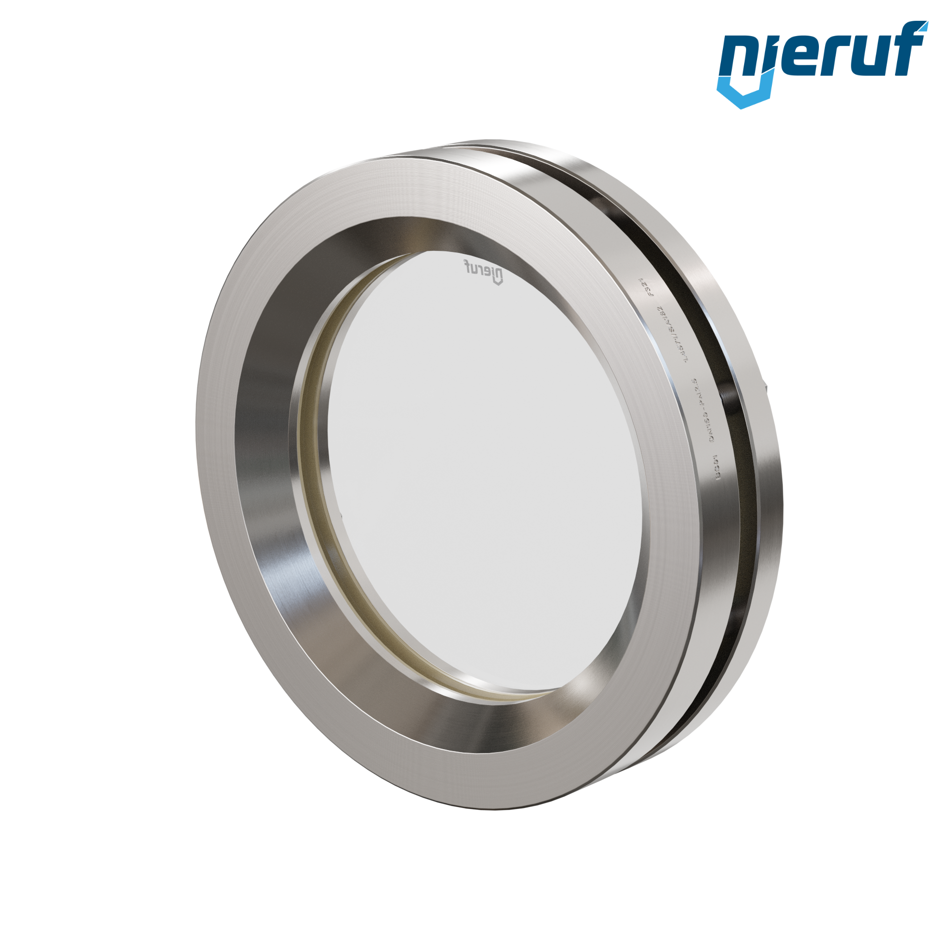 oblò di osservazione per serbatoi DN150 BS01 acciaio inossidabile 1.4571 NBR vetro borosilicato 2,5bar