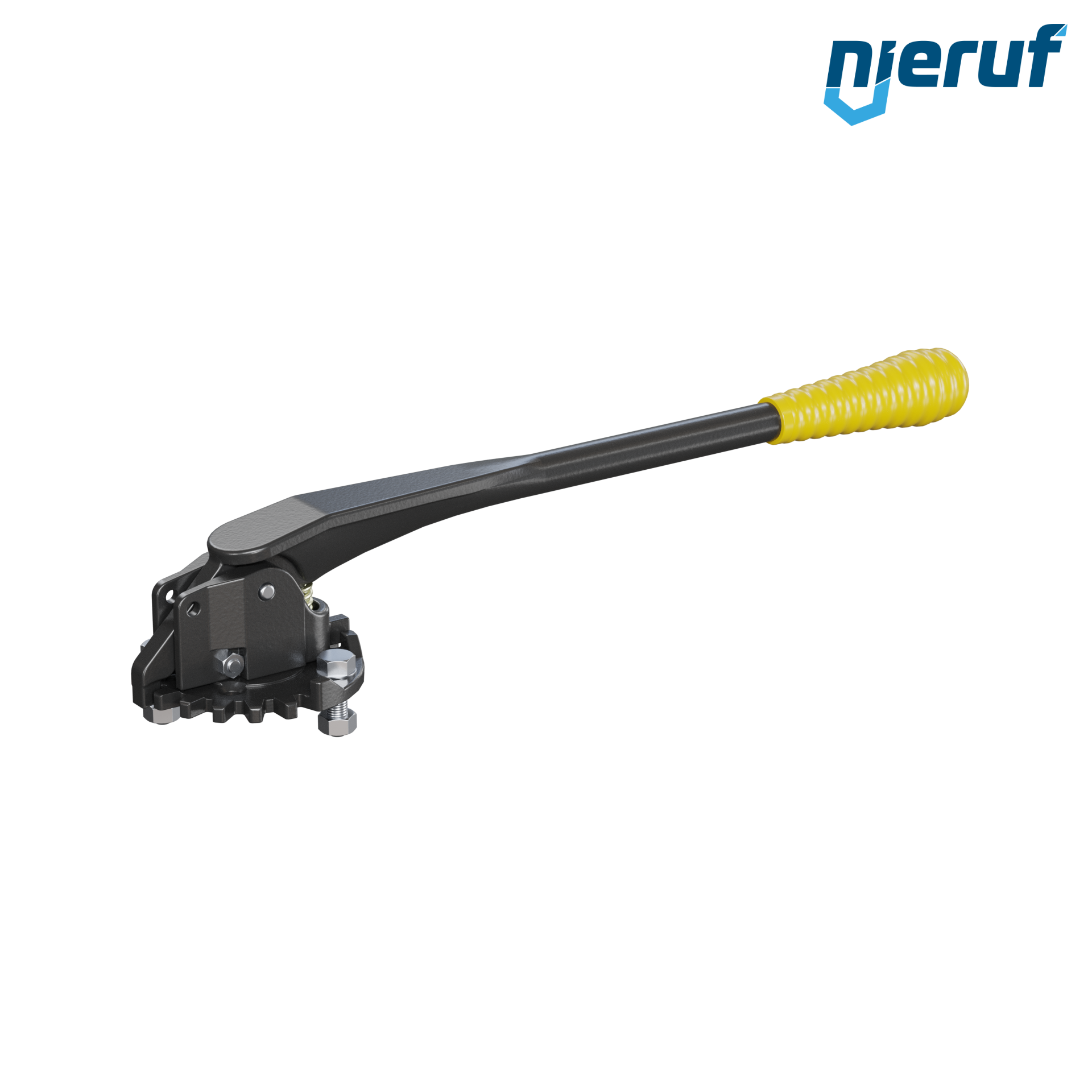 lever HB02 made of steel with yellow handle size 2 F07 17mm