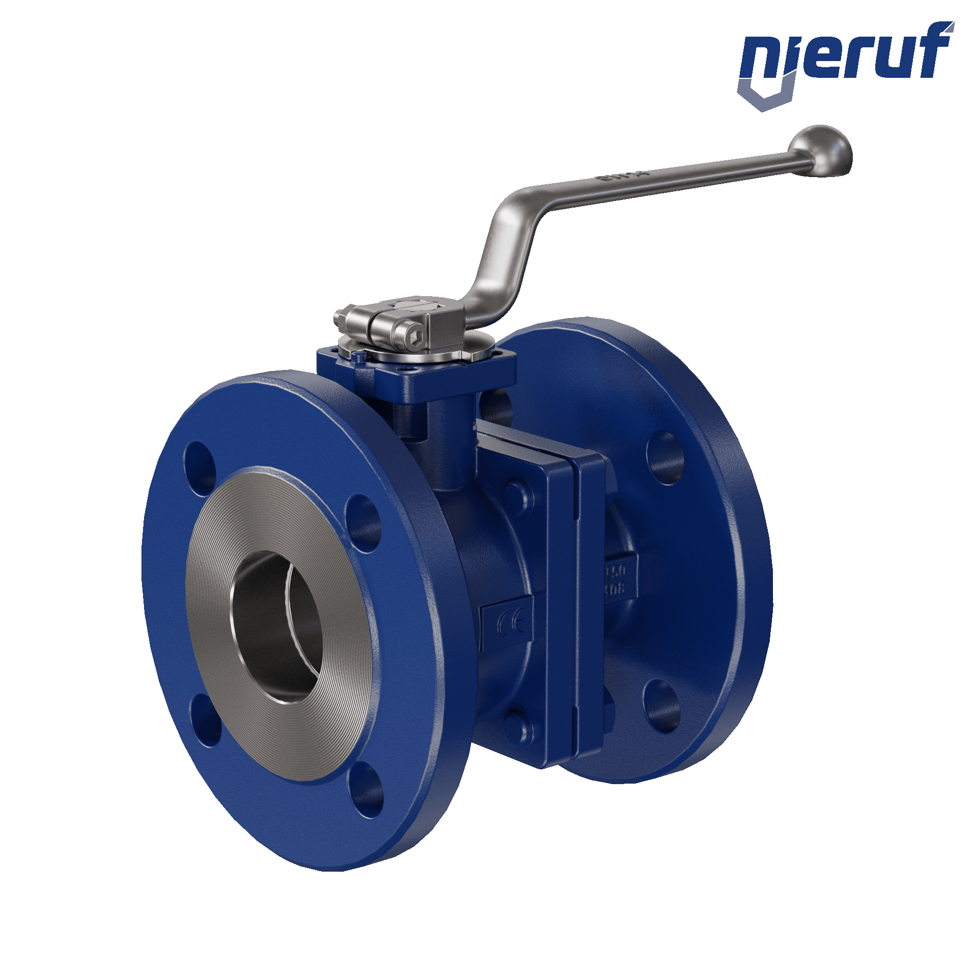 valvola a sfera flangiata per alte temperature FK12 DN50 PEEK guarnizione