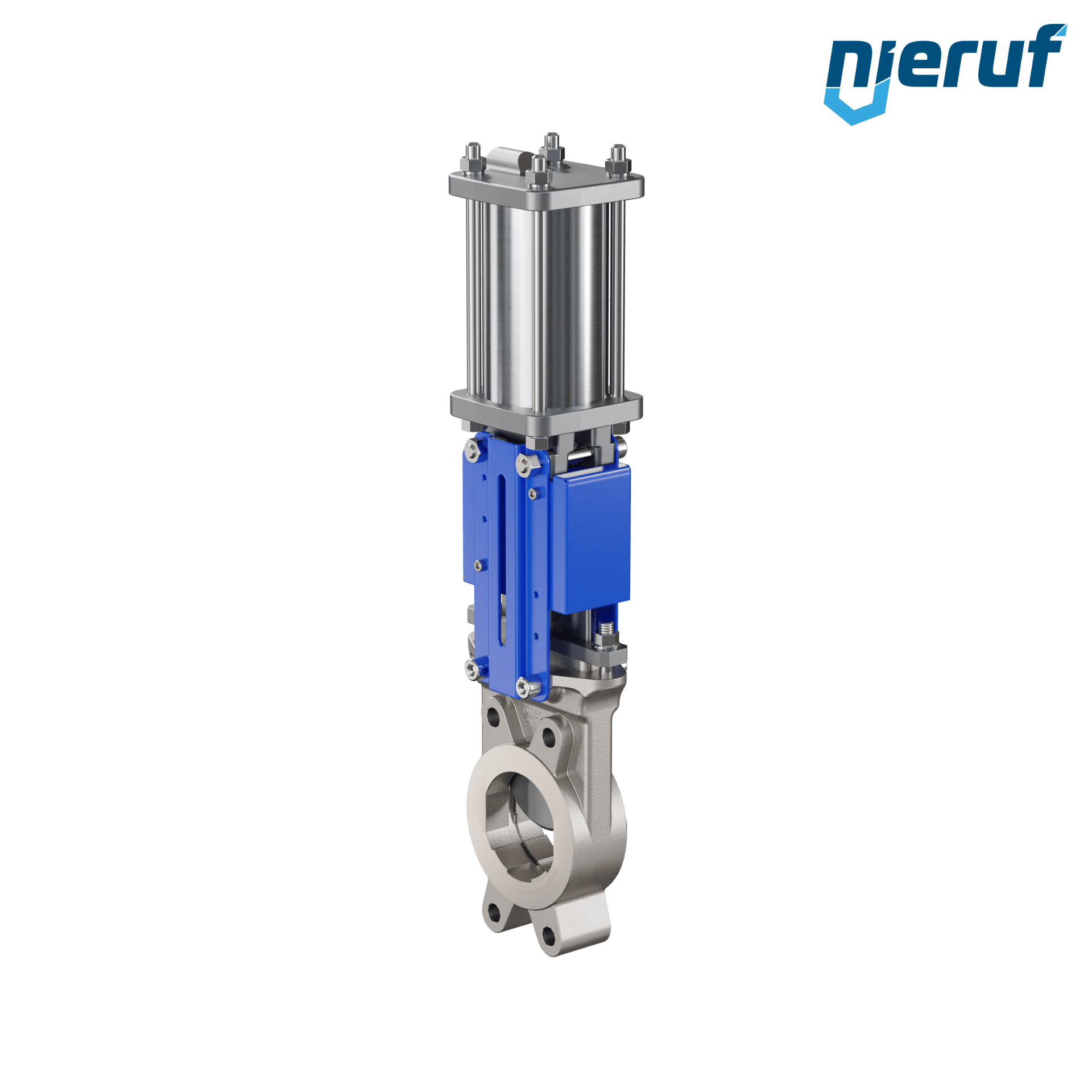 valvola a ghigliottina DN 80 SR03 EPDM attuatore pneumatico a doppio effetto