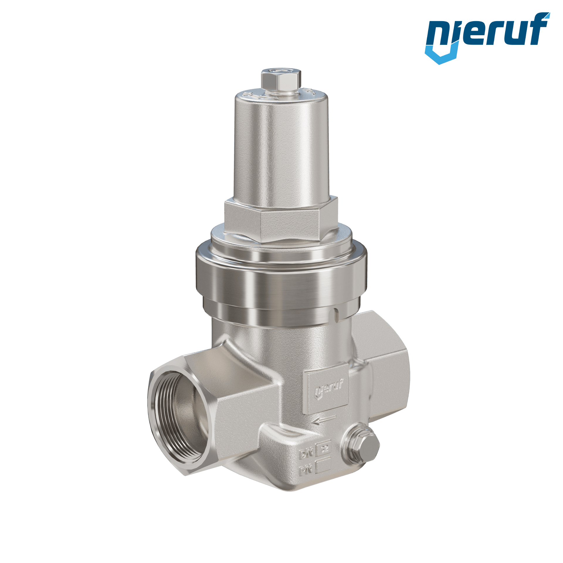 riduttori di pressione 1 1/4" pollici NPT DM21 acciaio inossidabile PTFE / EPDM / FEPM 0.3 - 2.0 bar