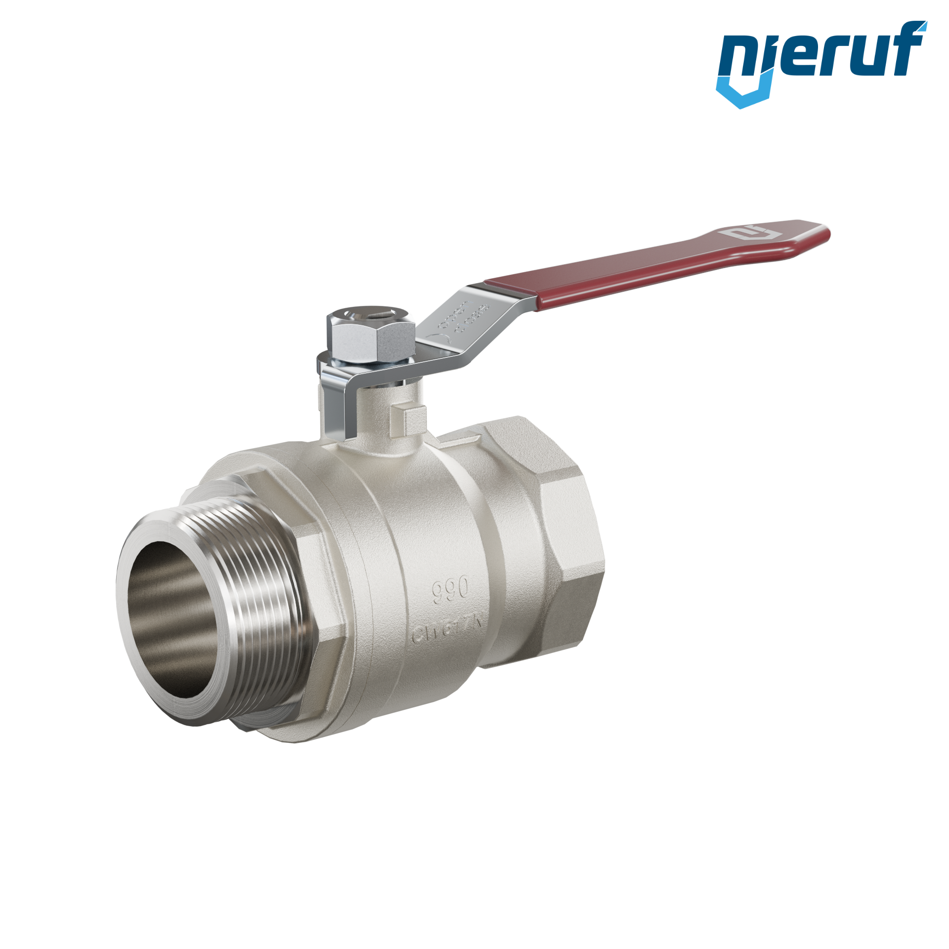 valvola a sfera a 2 vie DN32 - 1 1/4" pollici GK01 filettatura F x M