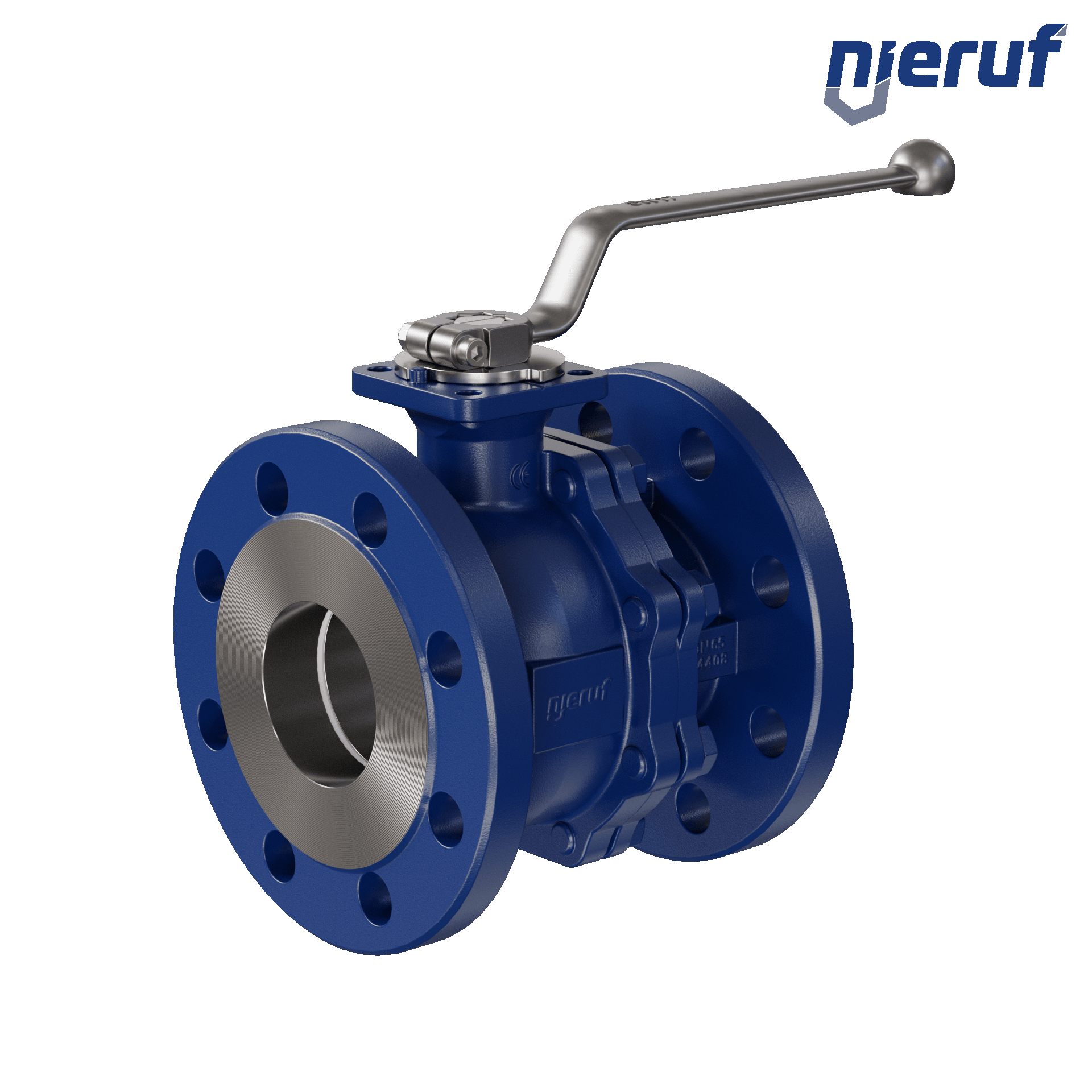 valvola a sfera flangiata per alte temperature FK12 DN65 PN40 in acciaio fuso 1.0619 fino a +25