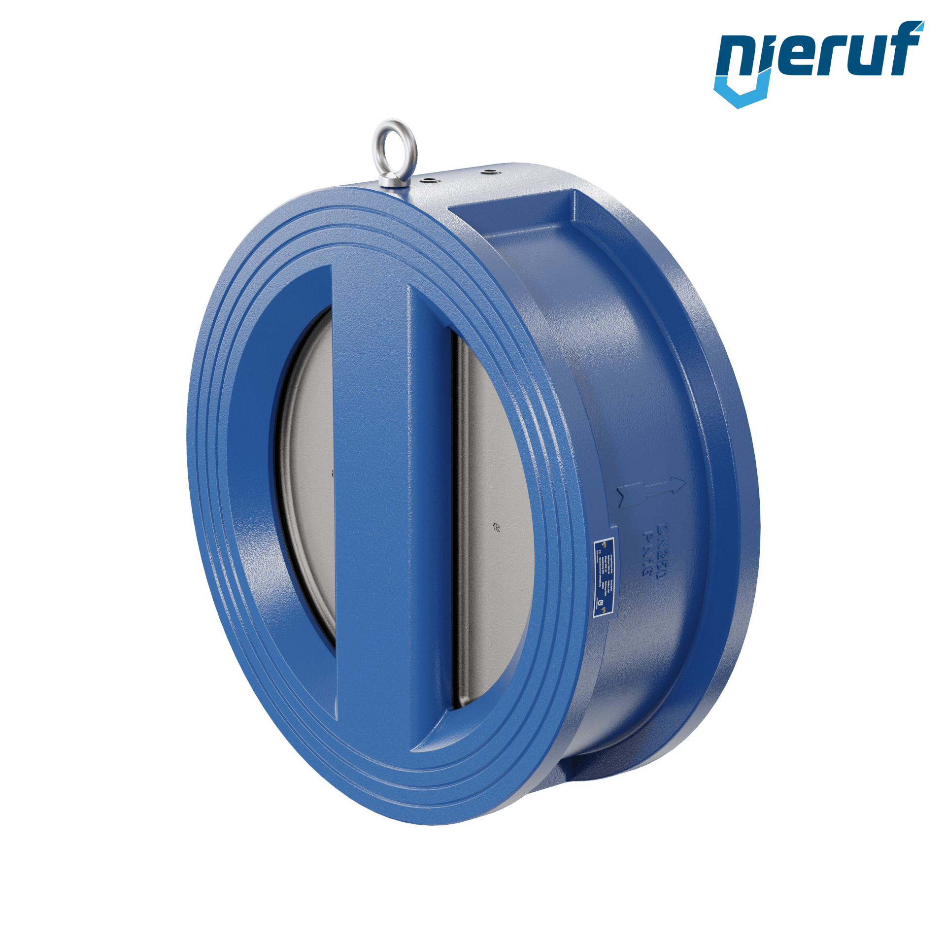 valvola di ritegno a doppio battente DN250 DR01 GGG40 NBR