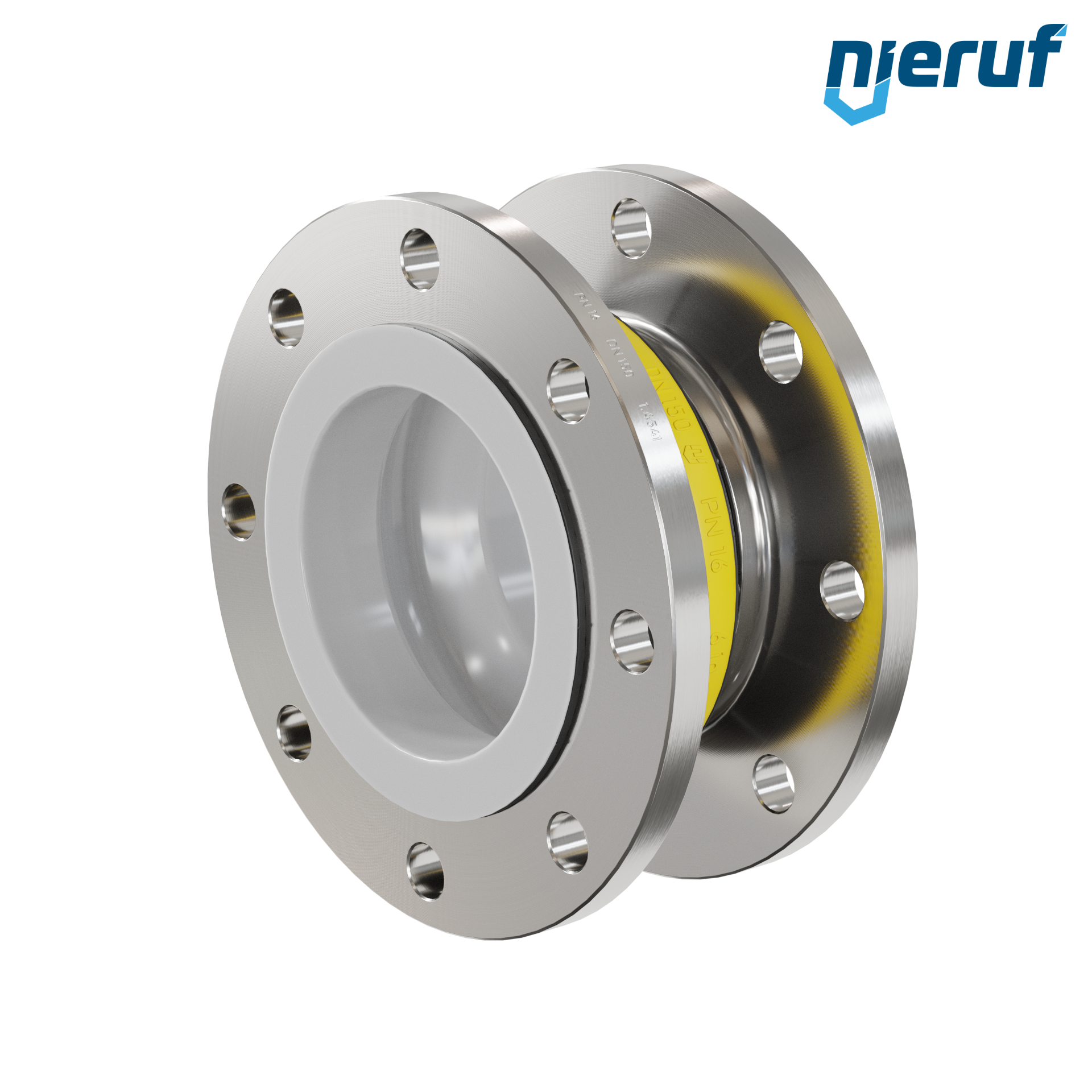 Compensatore rivestimento in PTFE DN150 versione KP04 flange in acciaio inox NBR