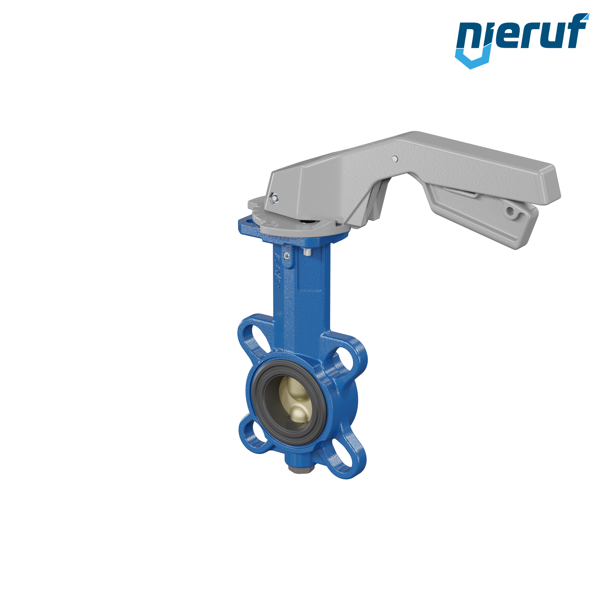 valvola a farfalla per l'acqua di mare DN 40 PN6-PN10-PN16 & ANSI150 AK15 leva a mano