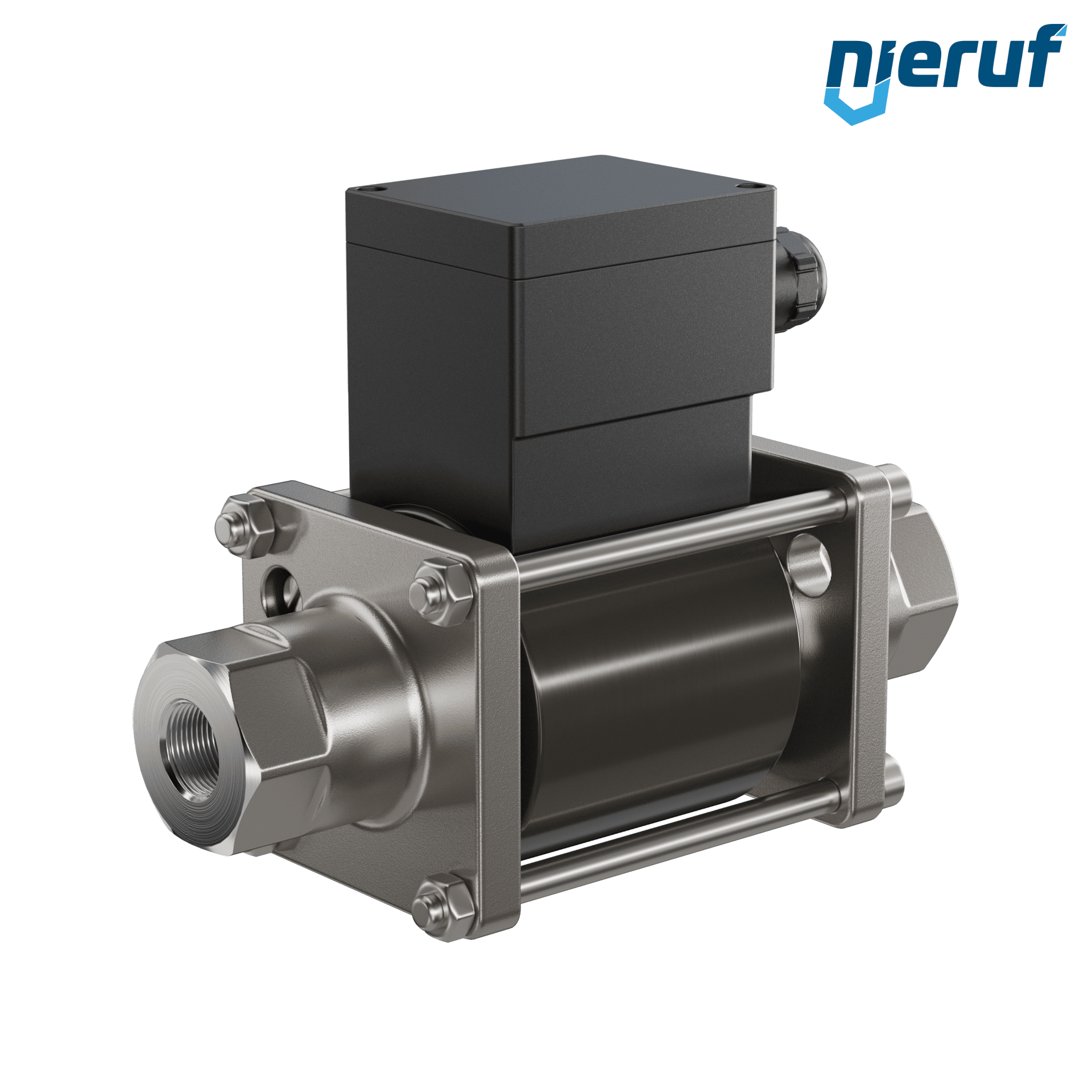 valvola coassiale ATEX CV07 3/8" pollici filettatura interna - DN10 acciaio inossidabile 230V AC NO