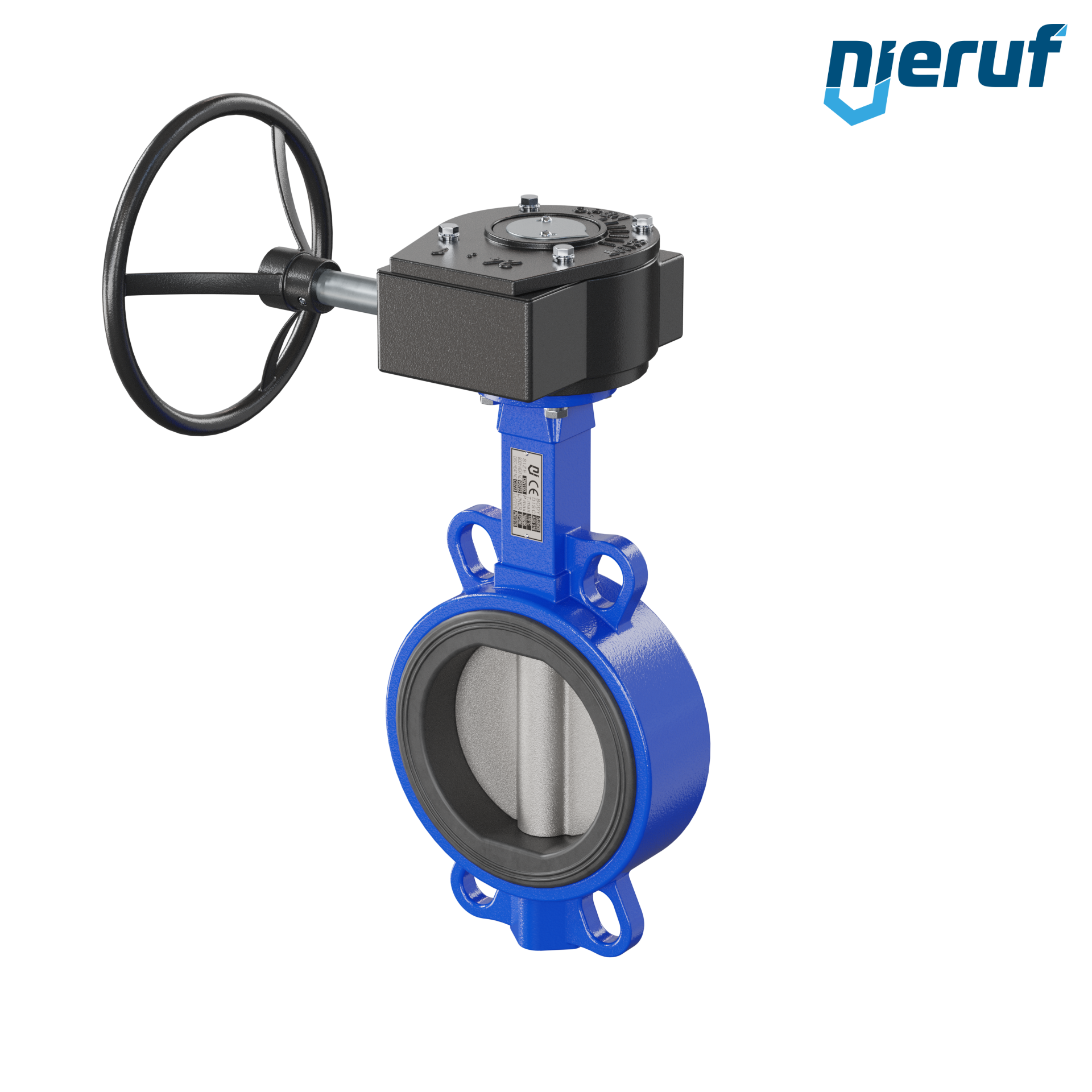 valvola a farfalla DN 100 PN16 AK05 NBR volantino